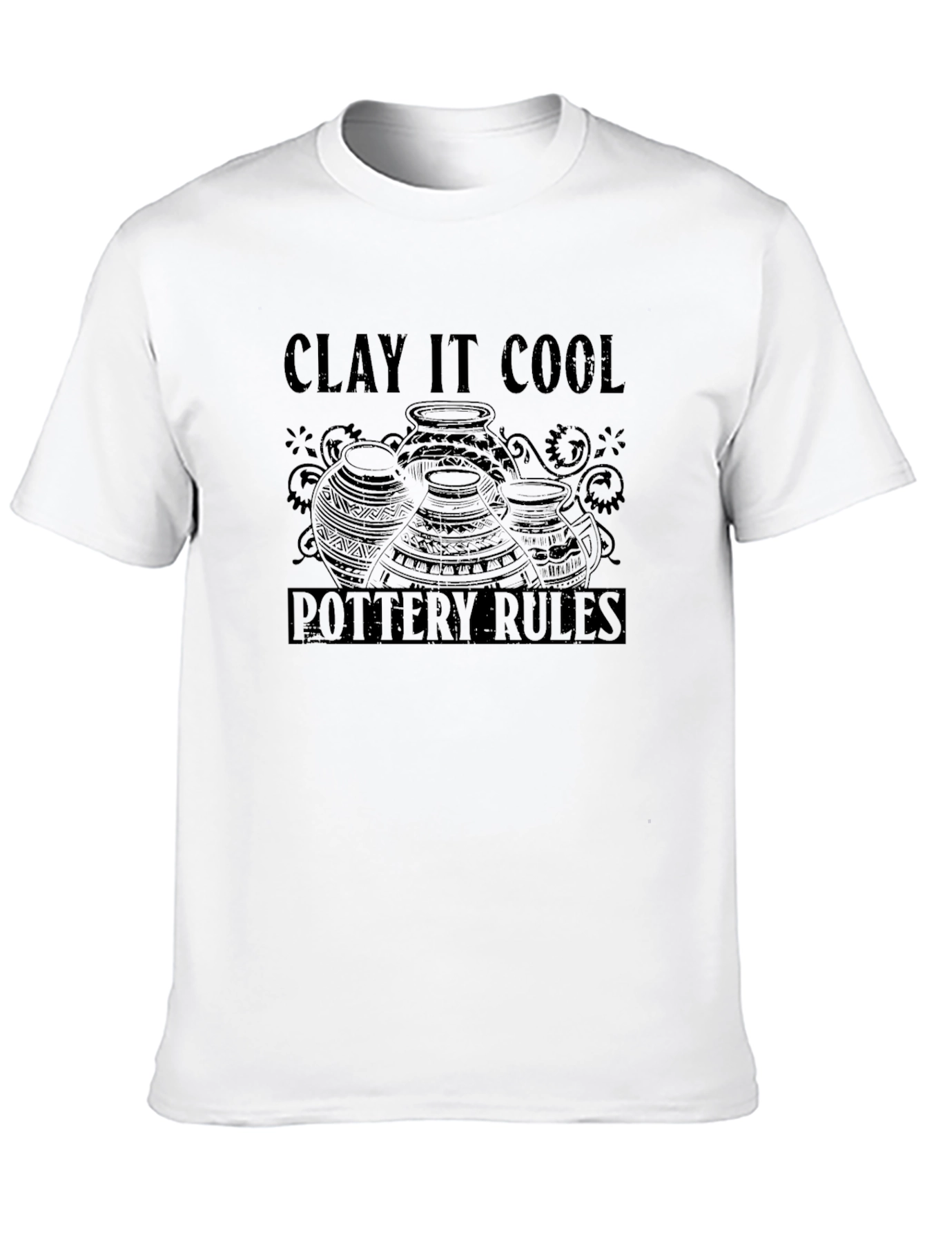 Clay It Cool Pottery Rules Graphic Tee
