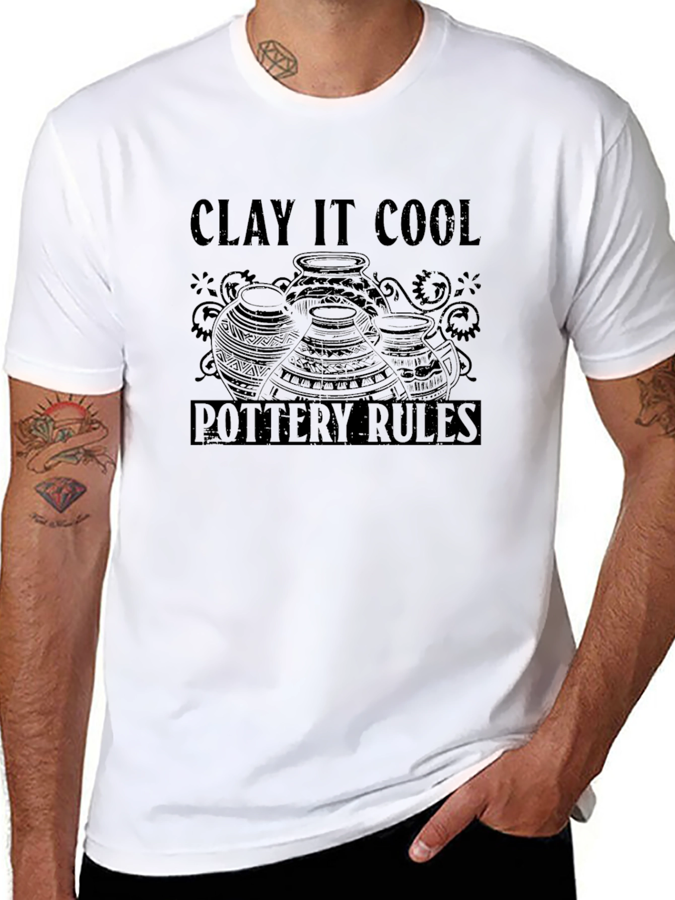 Clay It Cool Pottery Rules Graphic Tee
