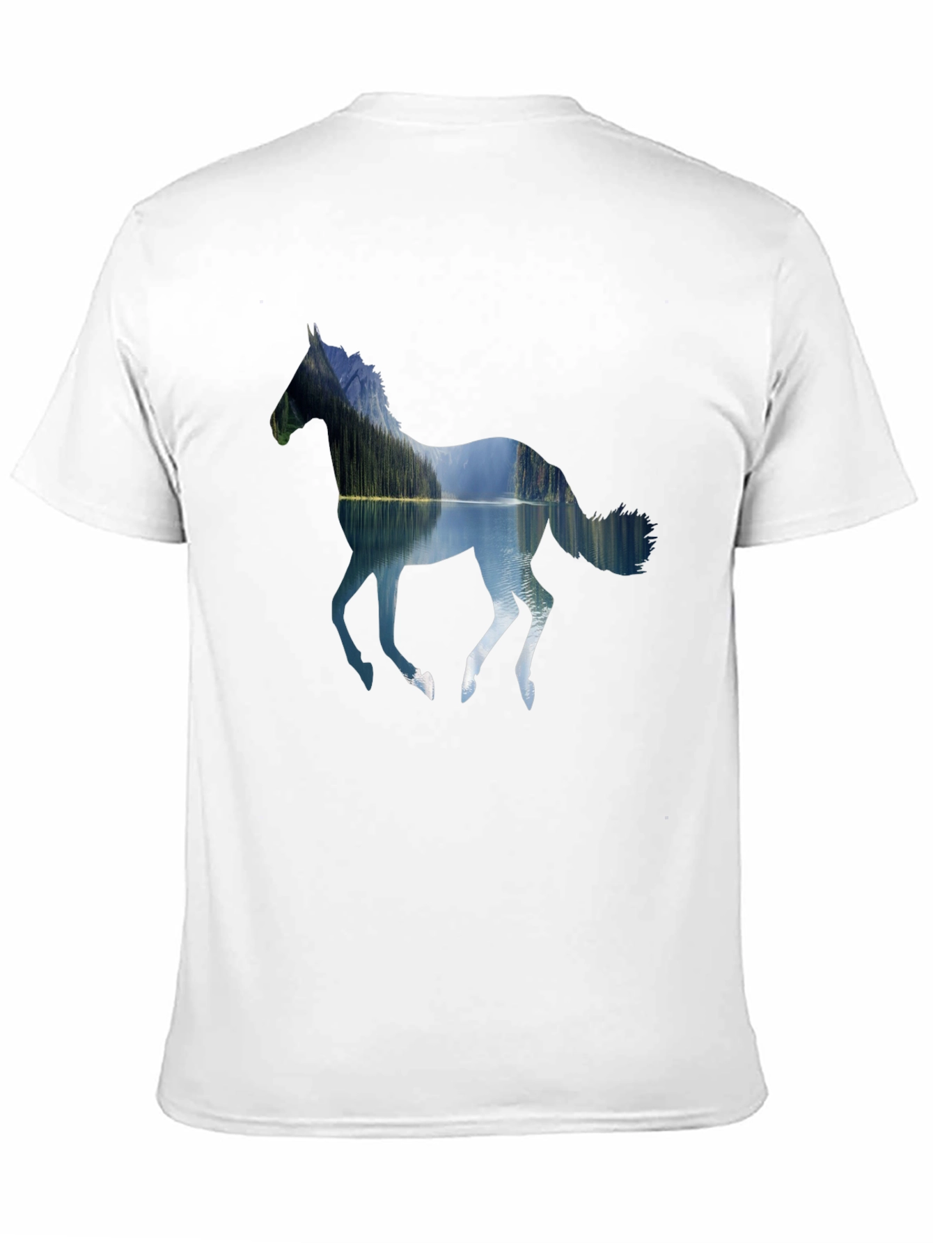 Nature Horse Black T-Shirt