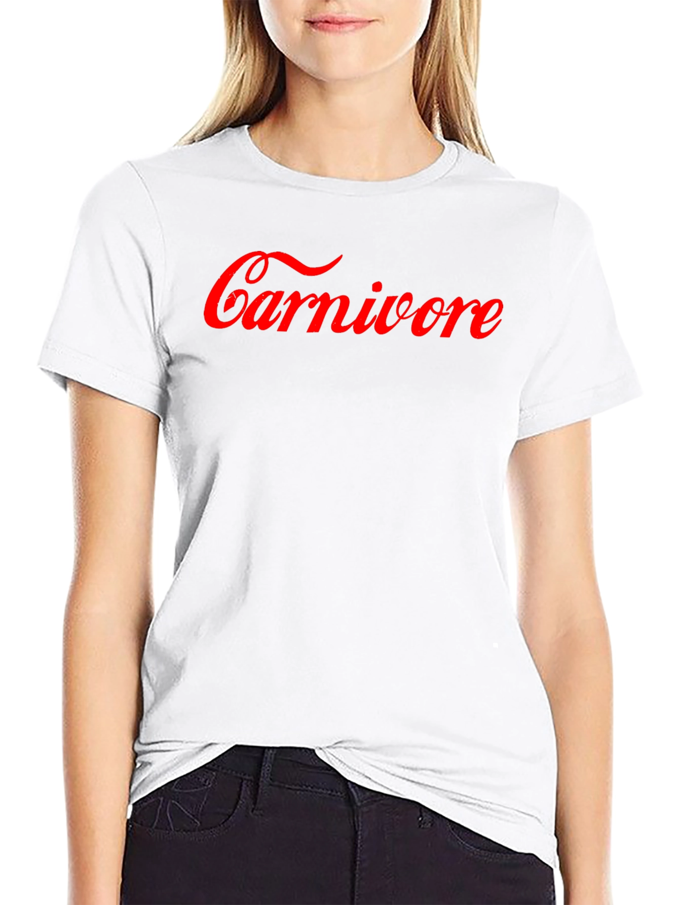 Carnivore Graphic T-Shirt - Bold Red Design