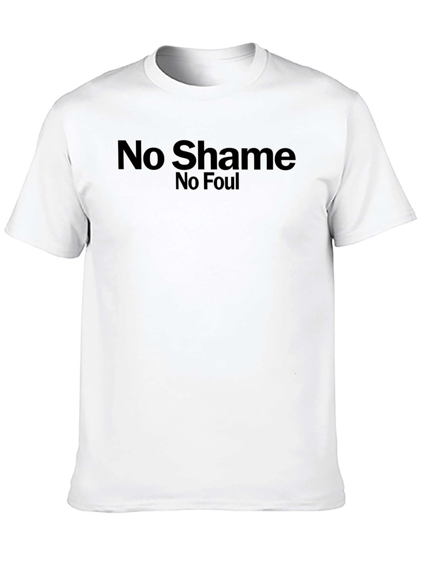 No Shame No Foul Black Graphic Tee