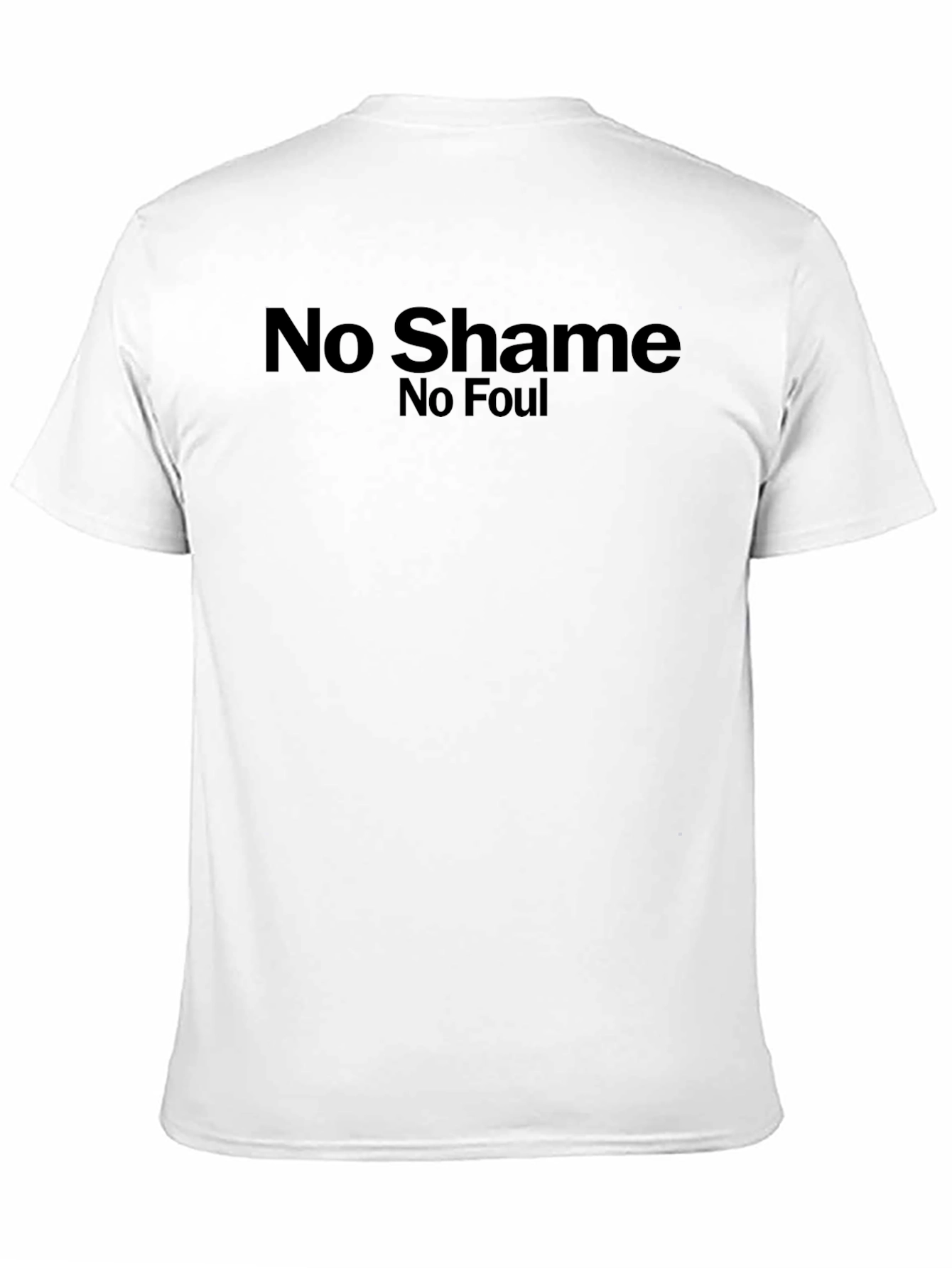 No Shame No Foul Black Graphic Tee