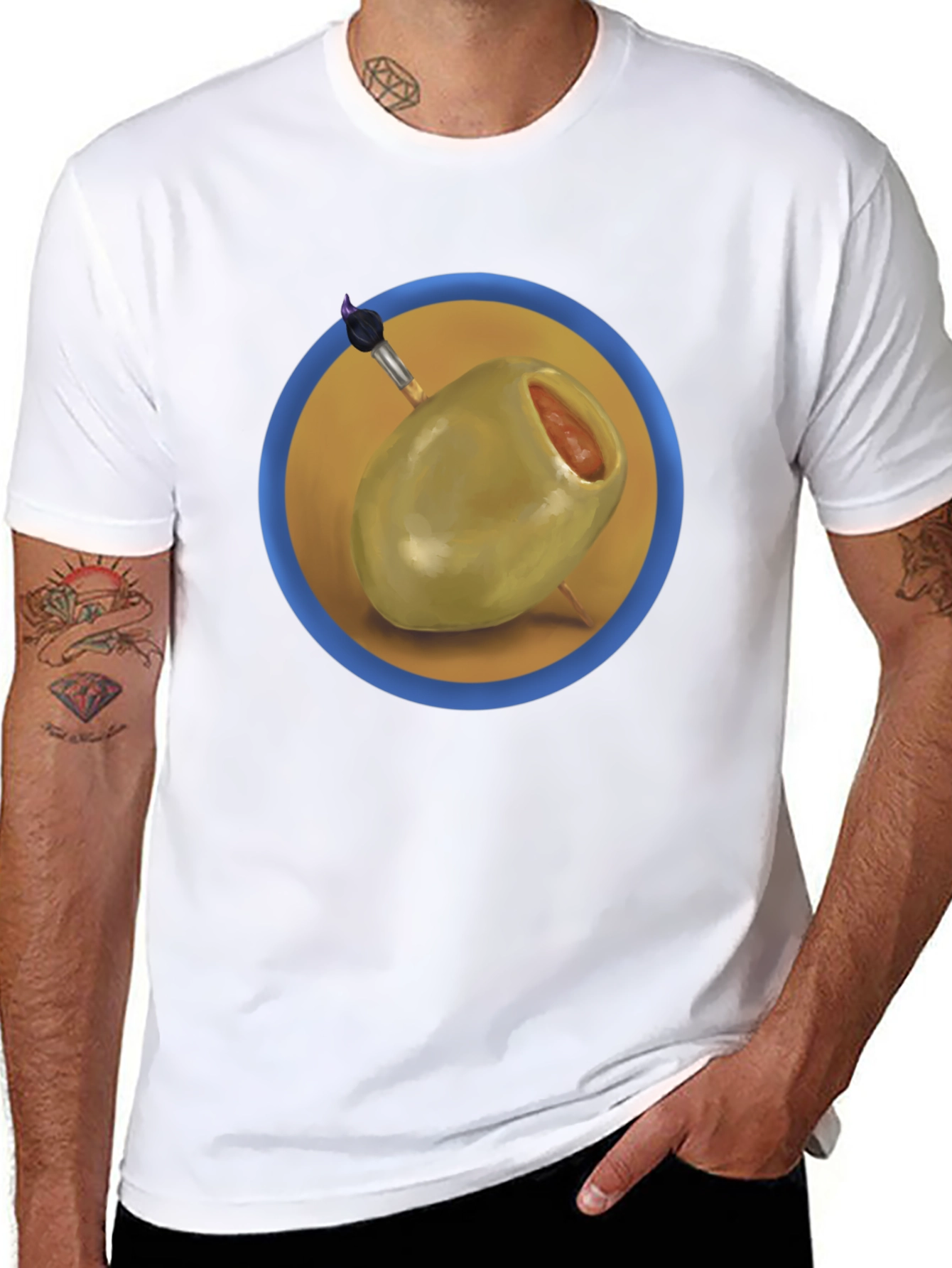 Olive You T-Shirt - Funny Foodie Tee