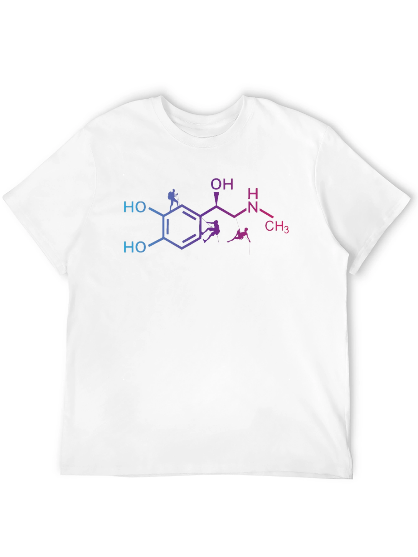 Dopamine Climber Black T-Shirt - Rock Climbing Enthusiast