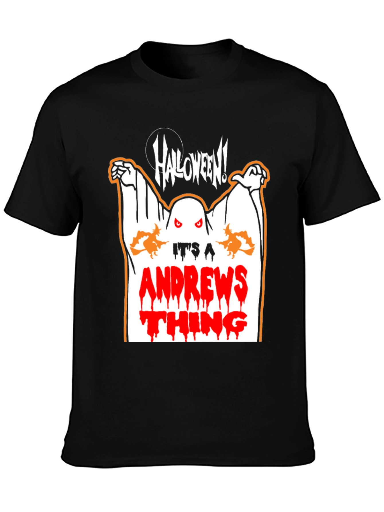 Halloween Ghost Andrews Thing T-Shirt