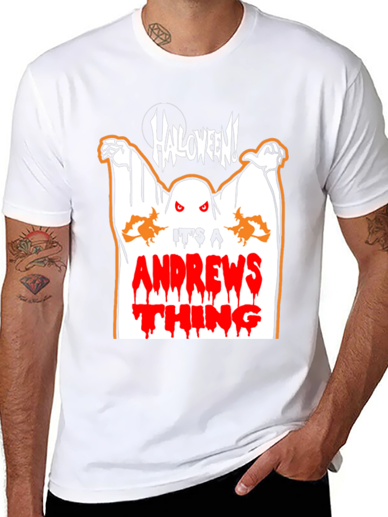 Halloween Ghost Andrews Thing T-Shirt