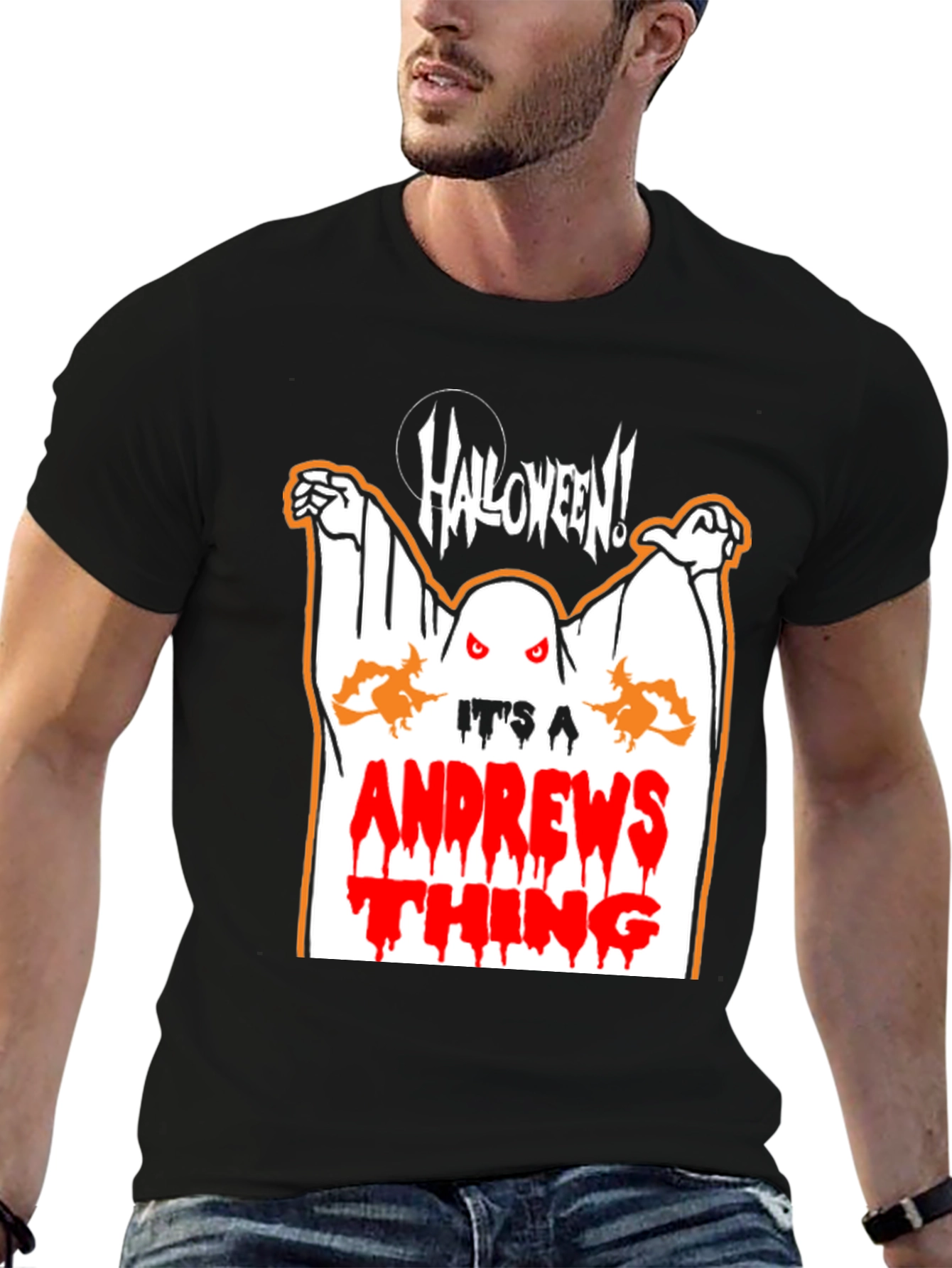 Halloween Ghost Andrews Thing T-Shirt