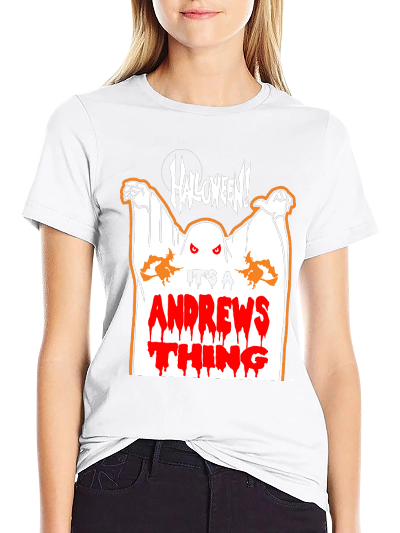 Halloween Ghost Andrews Thing T-Shirt