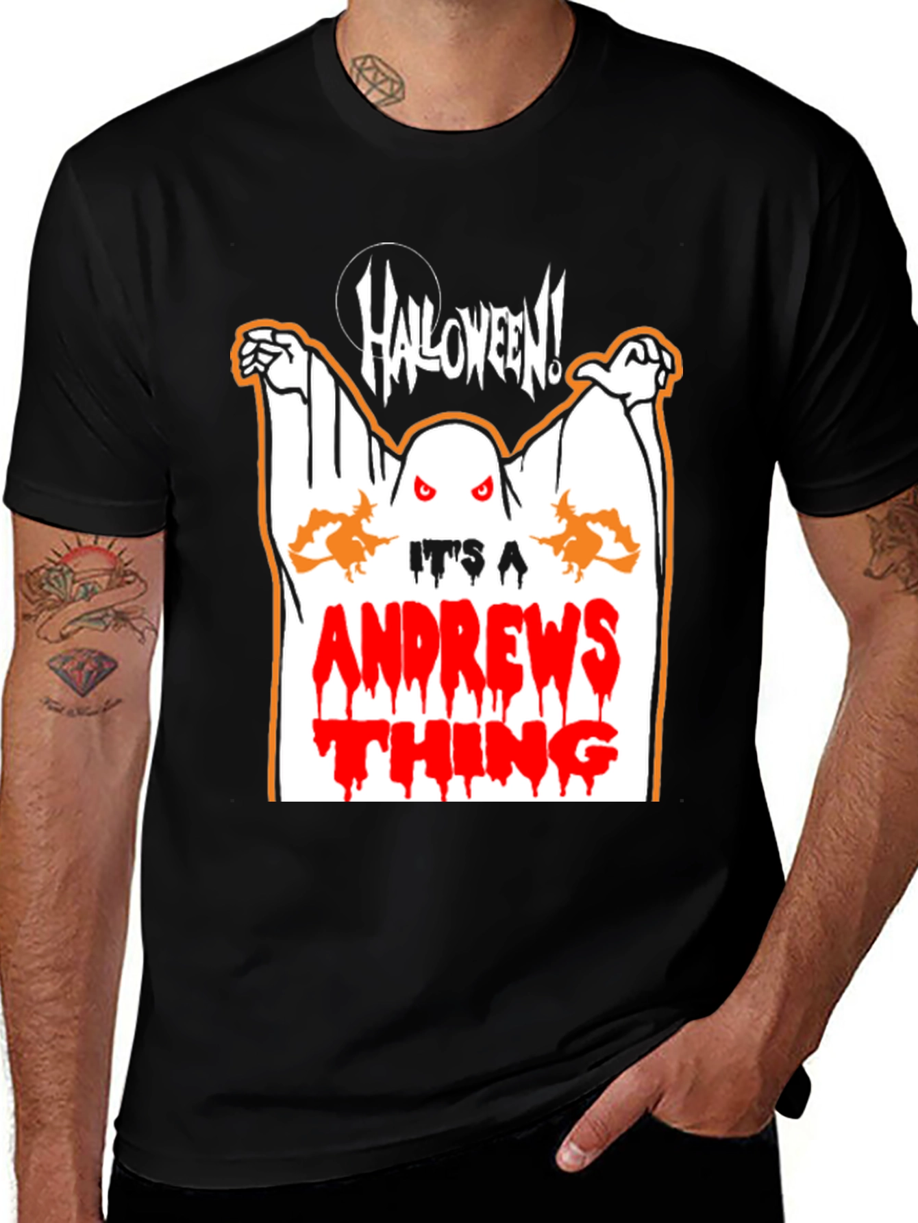 Halloween Ghost Andrews Thing T-Shirt