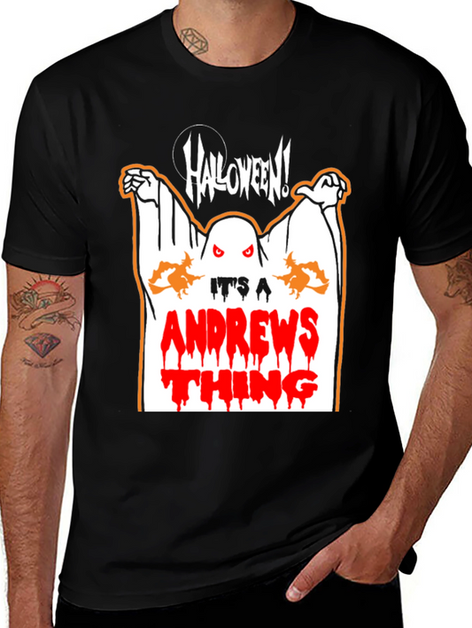 Halloween Ghost Andrews Thing T-Shirt