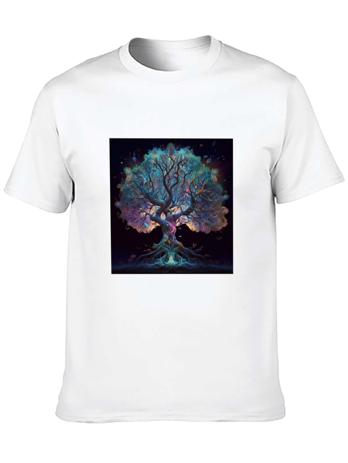 Mystical Tree Graphic Tee - Artistic Design