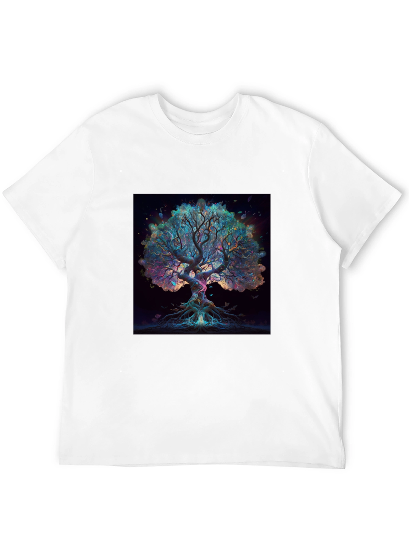 Mystical Tree Graphic Tee - Artistic Design