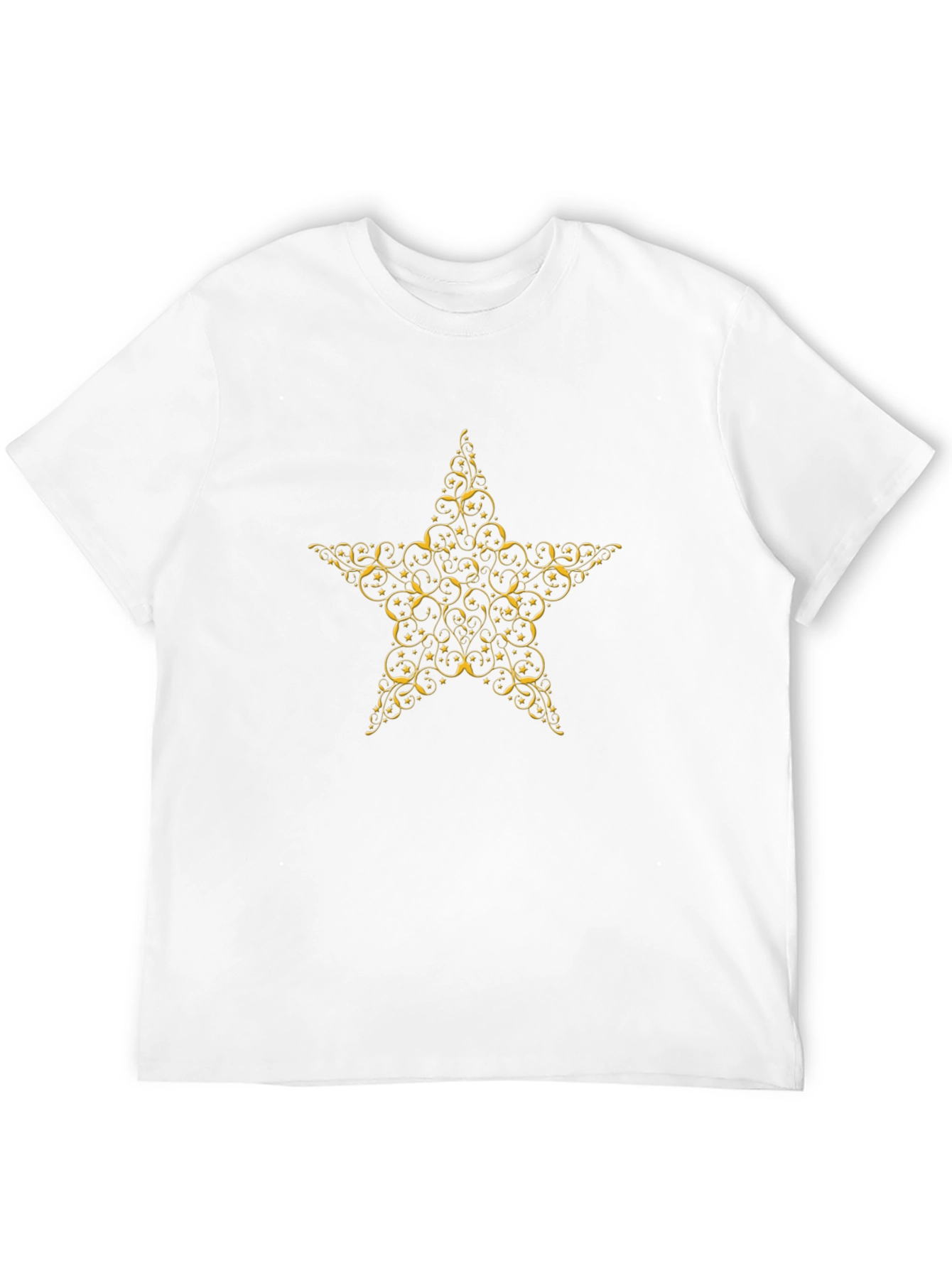Gold Star Graphic Tee - Black