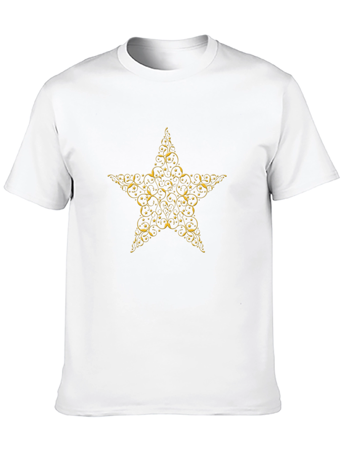 Gold Star Graphic Tee - Black