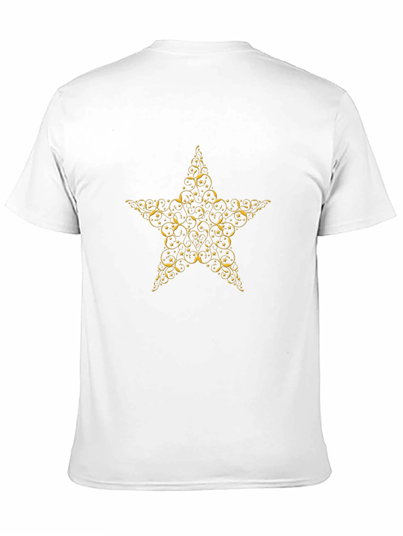 Gold Star Graphic Tee - Black