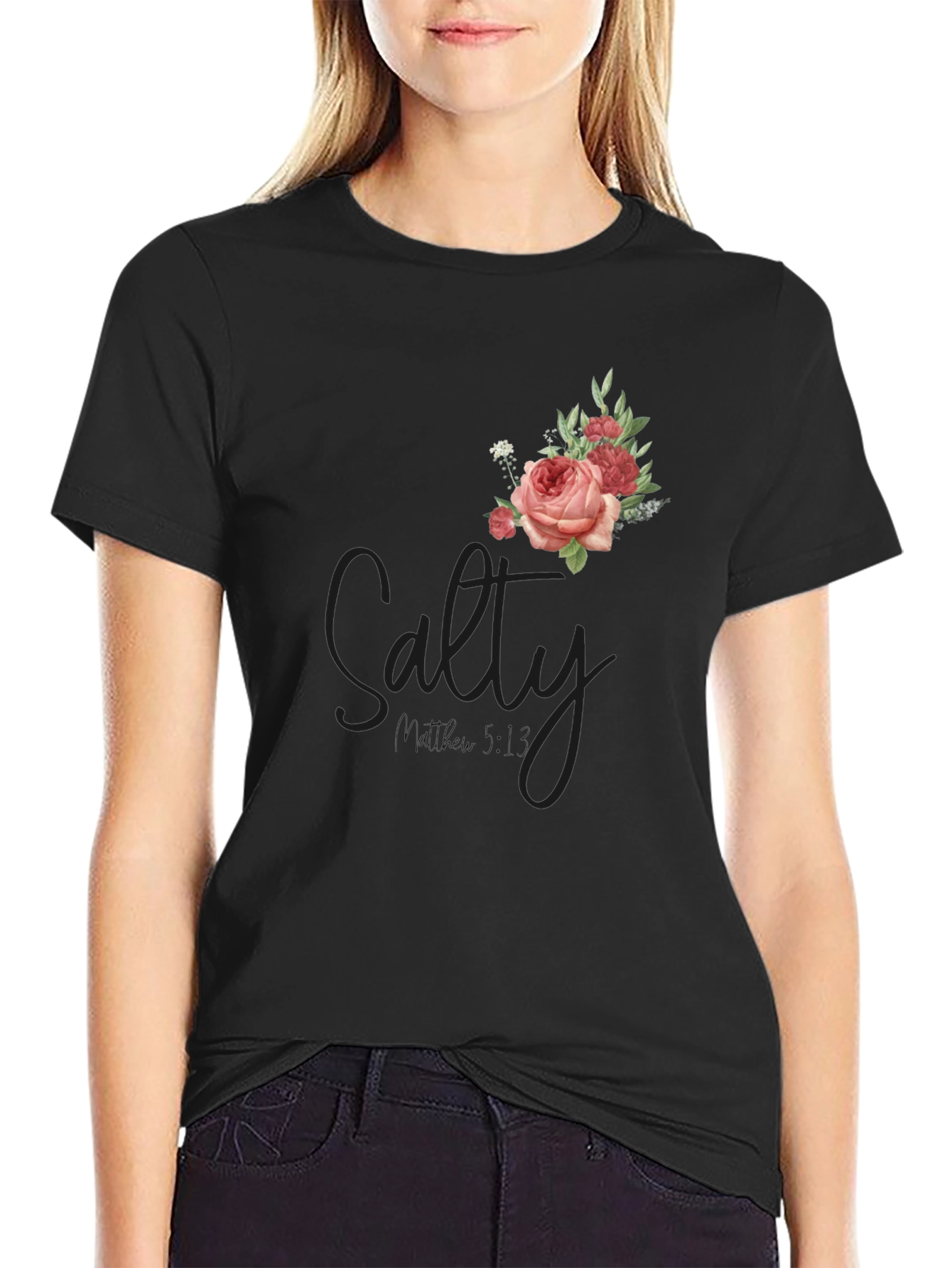 Floral Salty Graphic T-Shirt