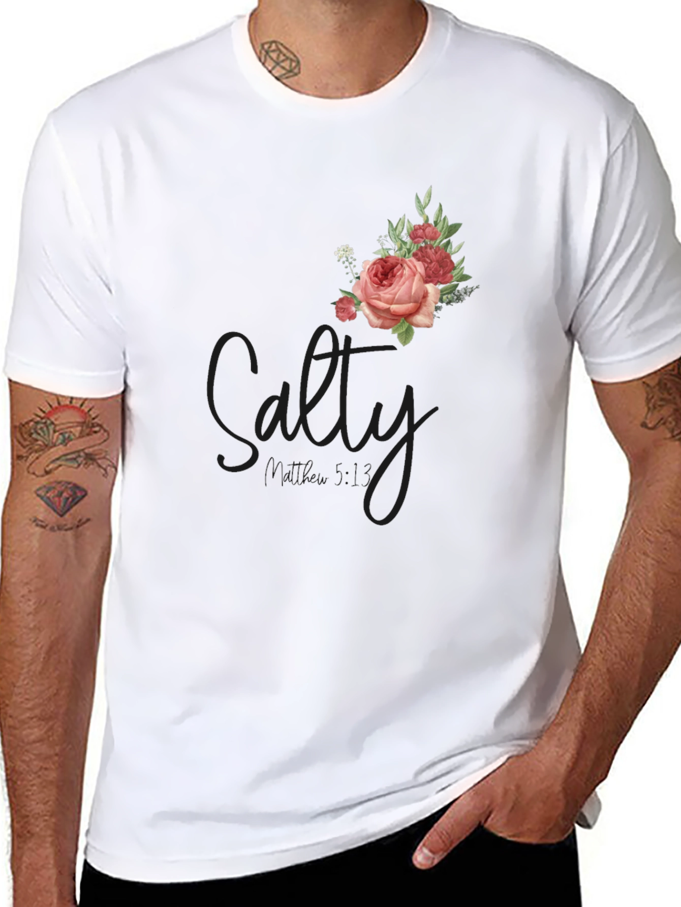 Floral Salty Graphic T-Shirt