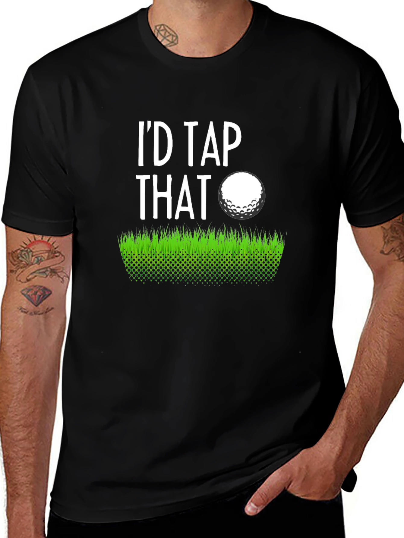 Id Tap That Golf T-Shirt Funny Golfer Tee