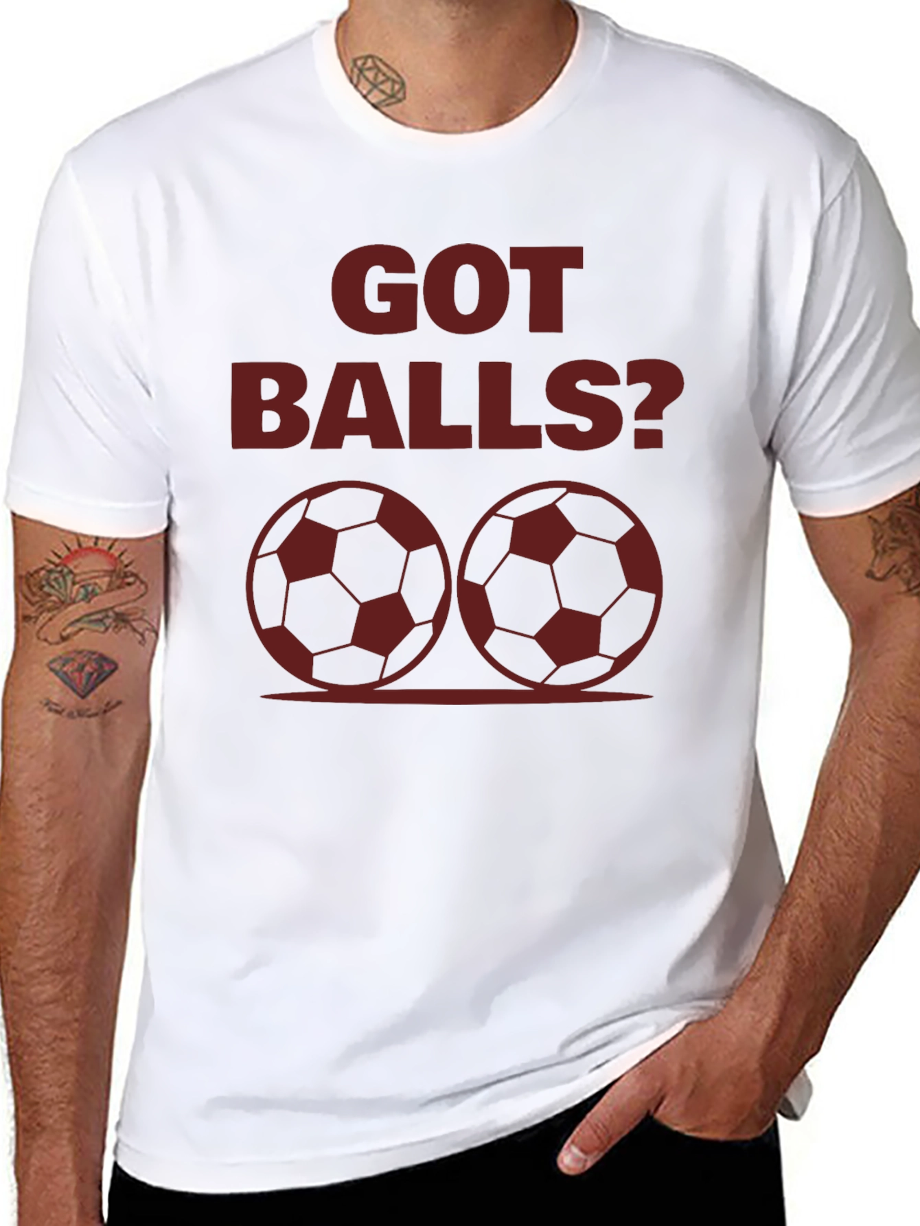 Got Balls? Graphic T-Shirt - Black Cotton Tee
