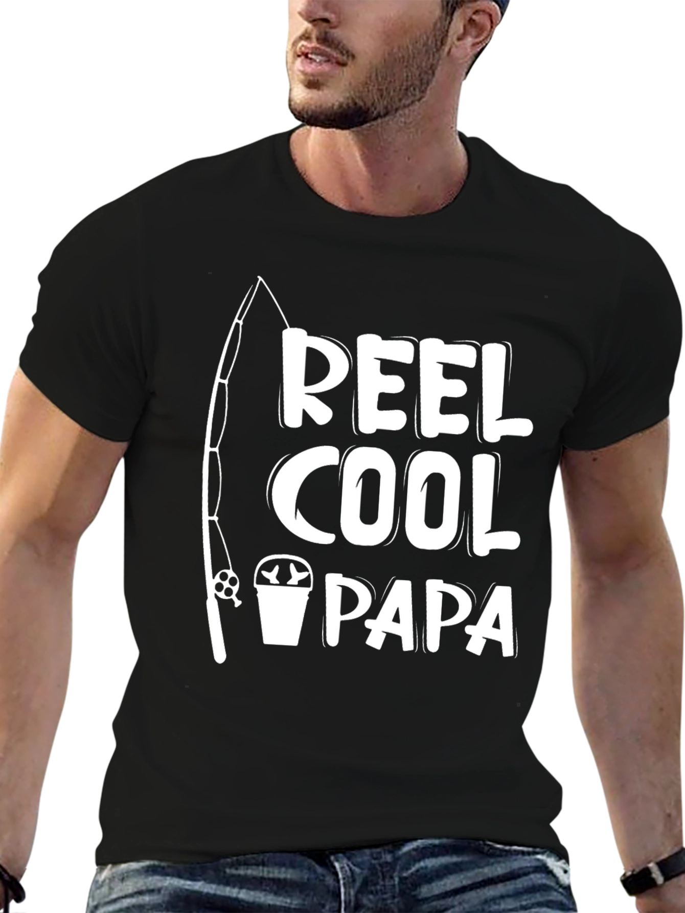 Reel Cool Papa Fishing T-Shirt - Fathers Day Gift