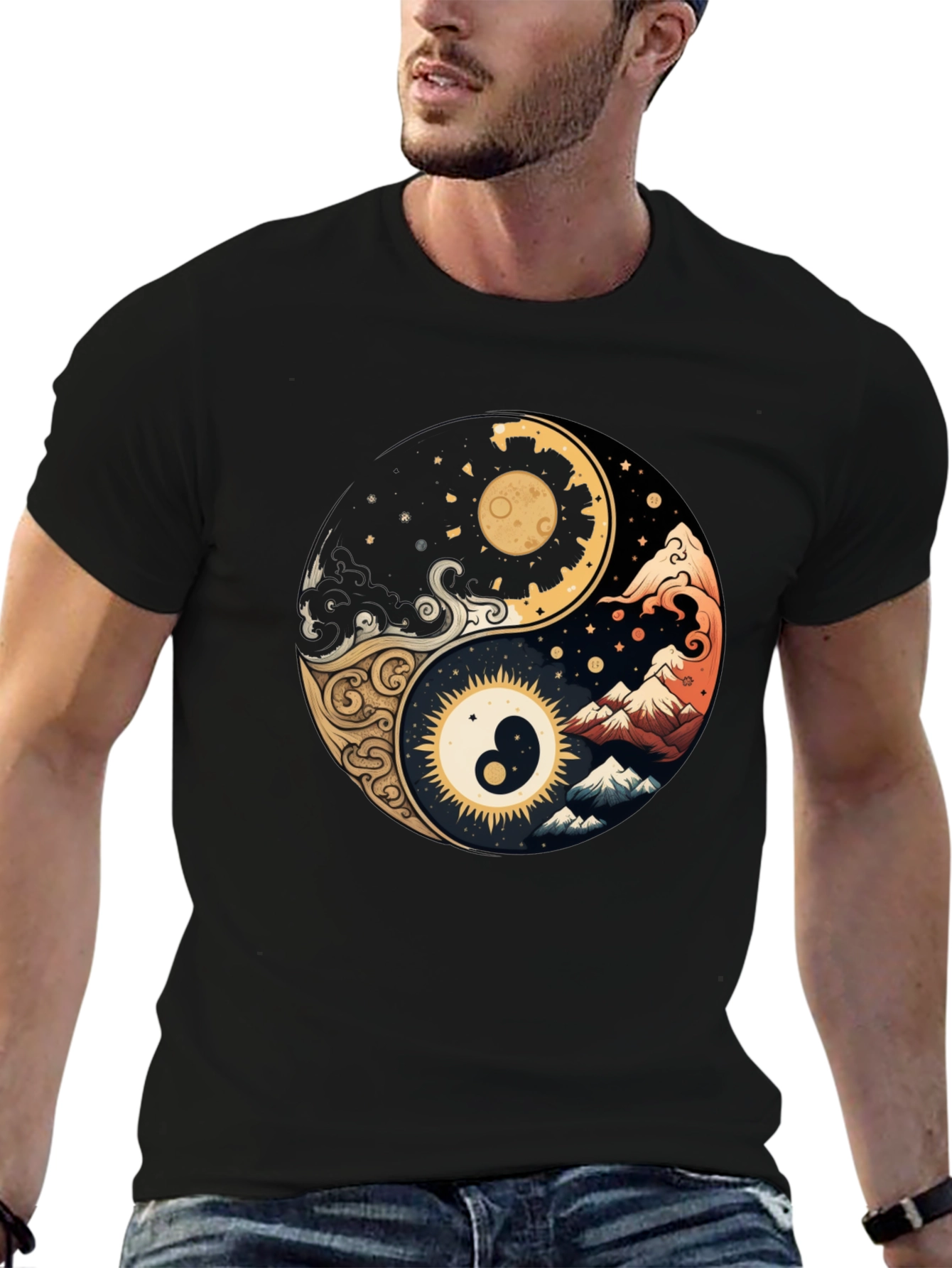 Yin Yang Art T-Shirt - Balance & Harmony