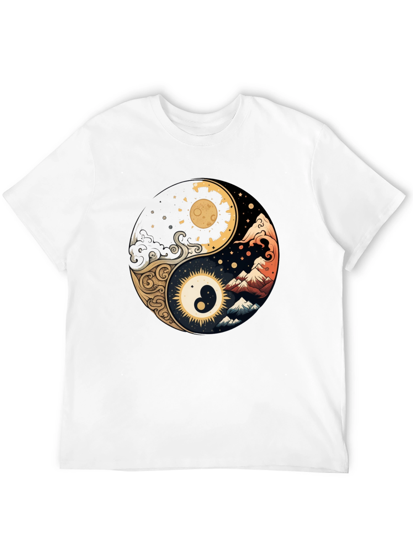 Yin Yang Art T-Shirt - Balance & Harmony