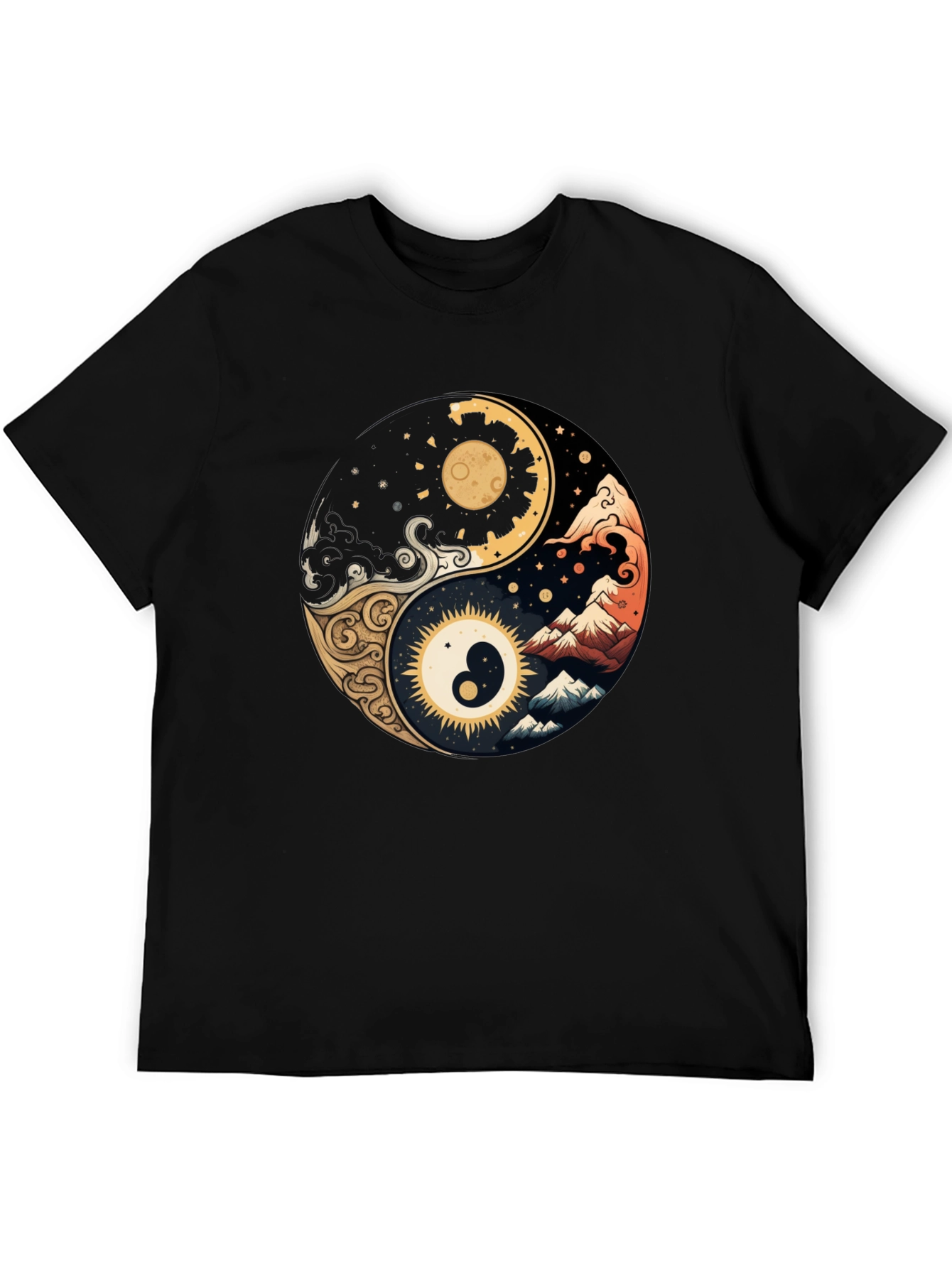 Yin Yang Art T-Shirt - Balance & Harmony