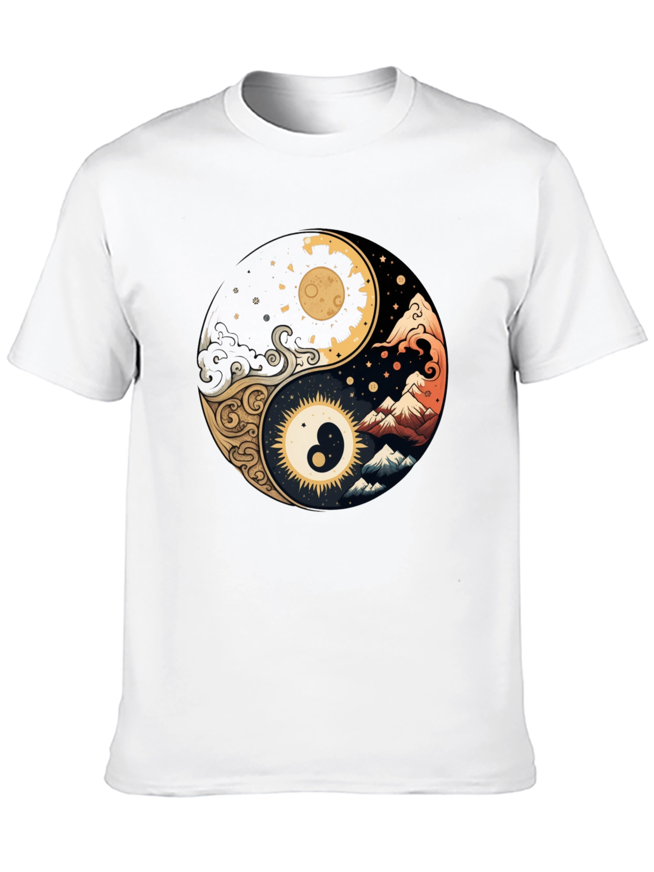 Yin Yang Art T-Shirt - Balance & Harmony