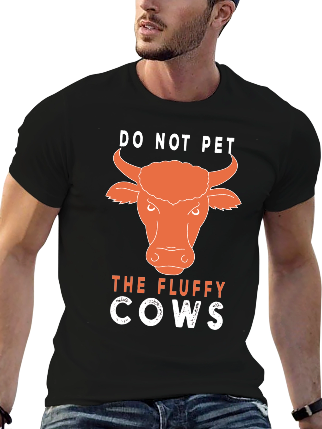 Do Not Pet the Fluffy Cows Graphic Tee