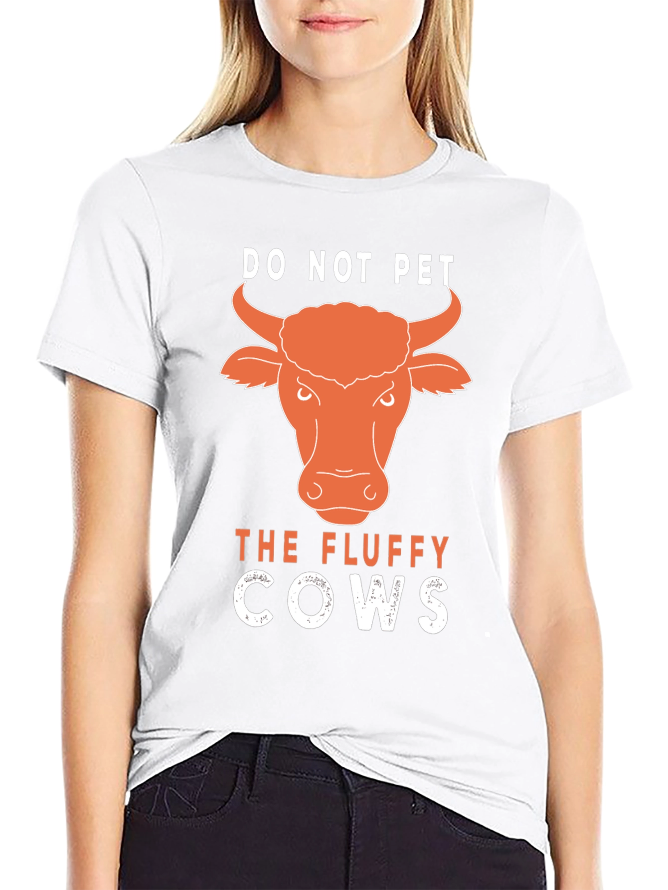 Do Not Pet the Fluffy Cows Graphic Tee