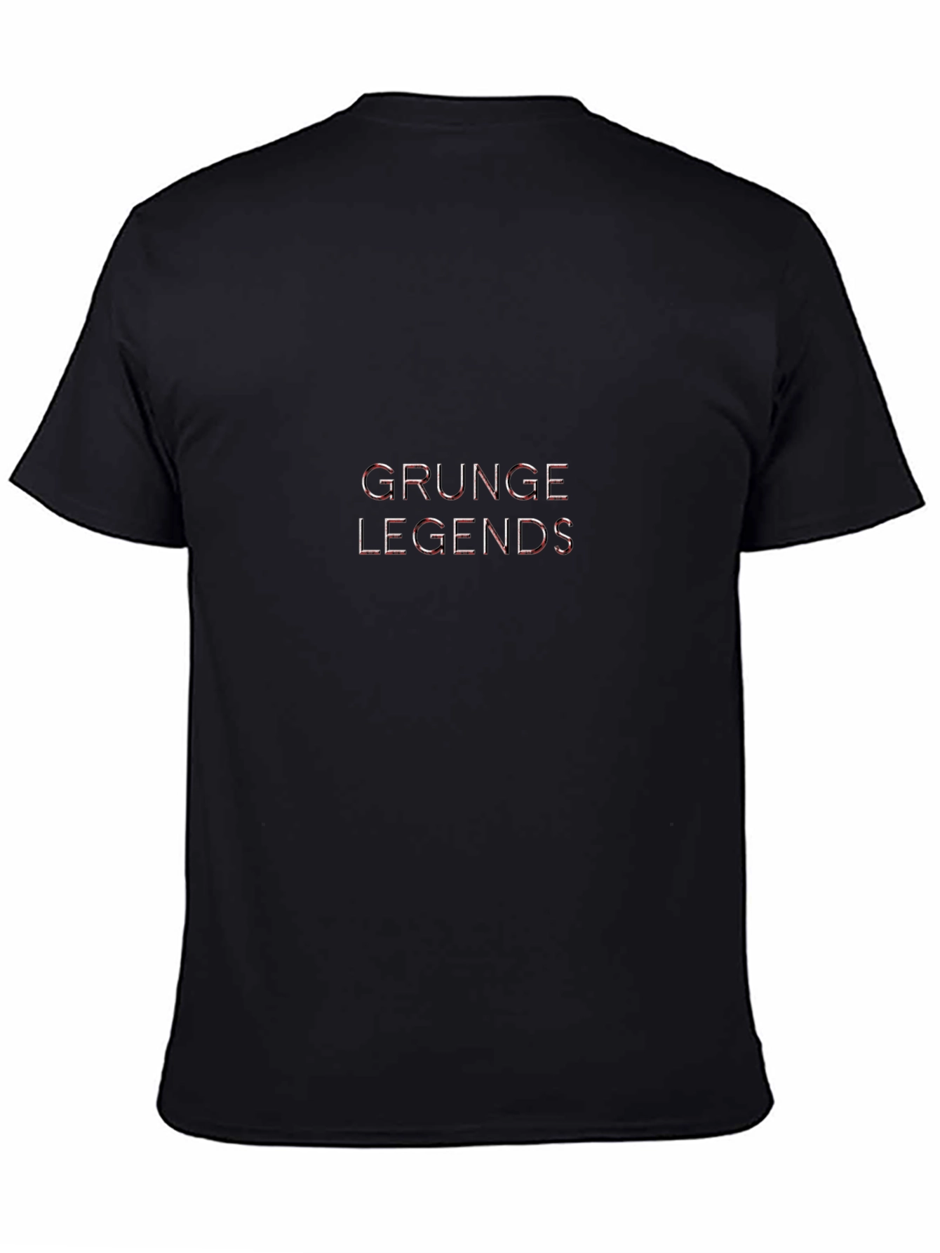 Grunge Legends Graphic Black T-Shirt