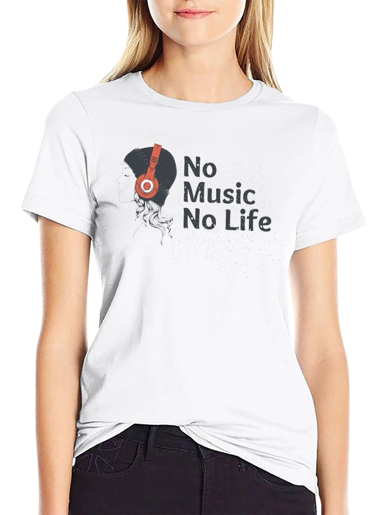 No Music No Life Graphic Tee