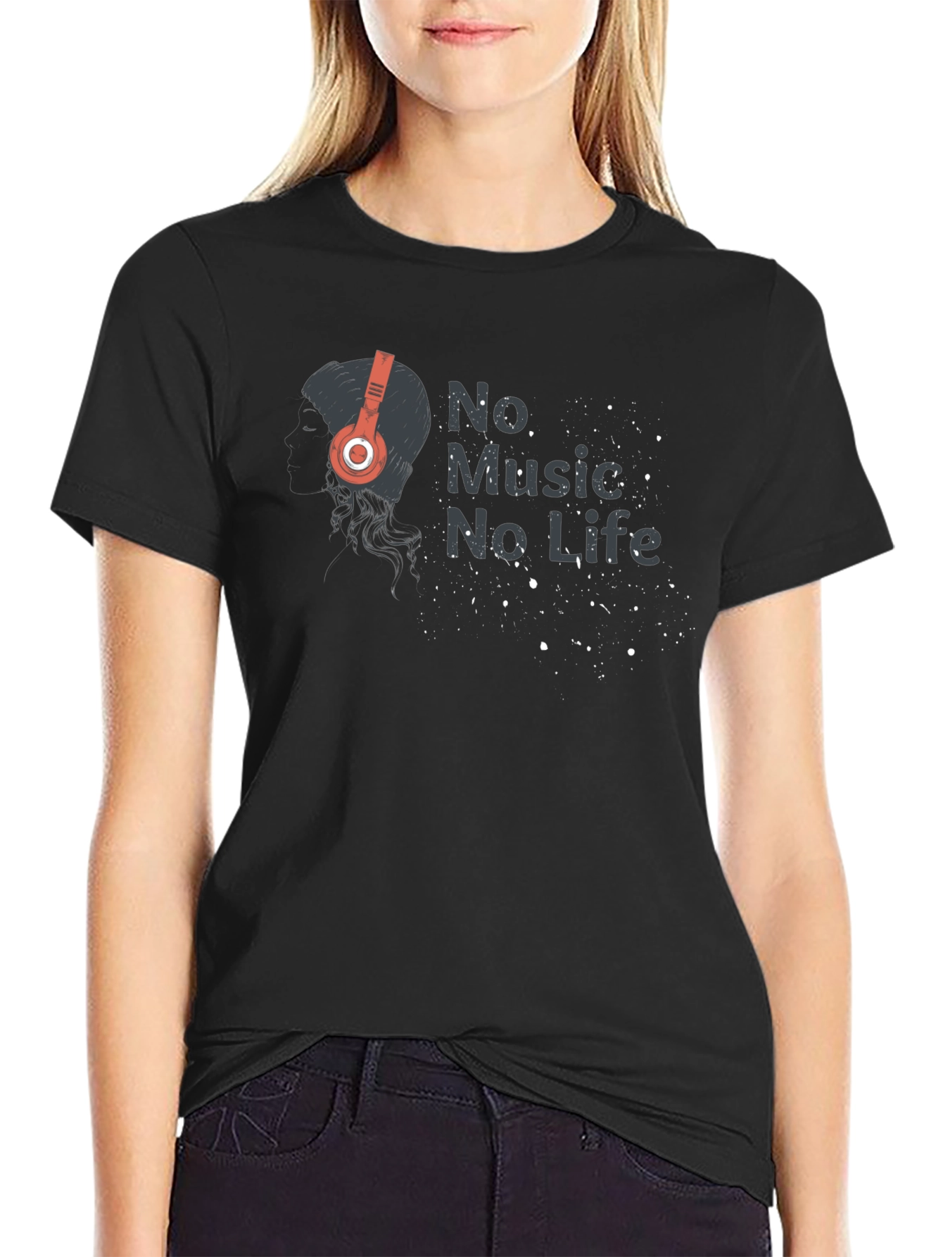 No Music No Life Graphic Tee