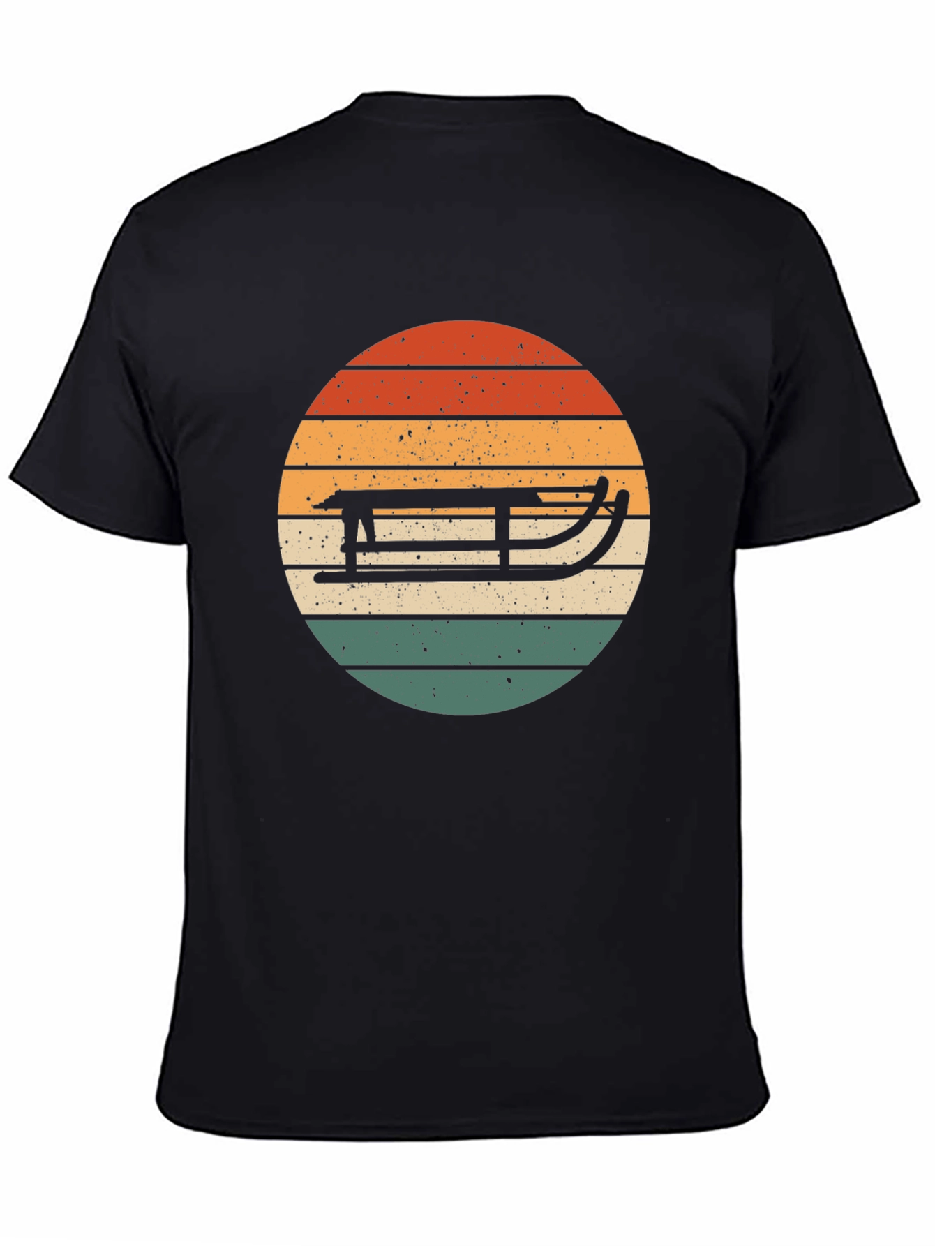 Retro Sled Sunset Graphic Tee