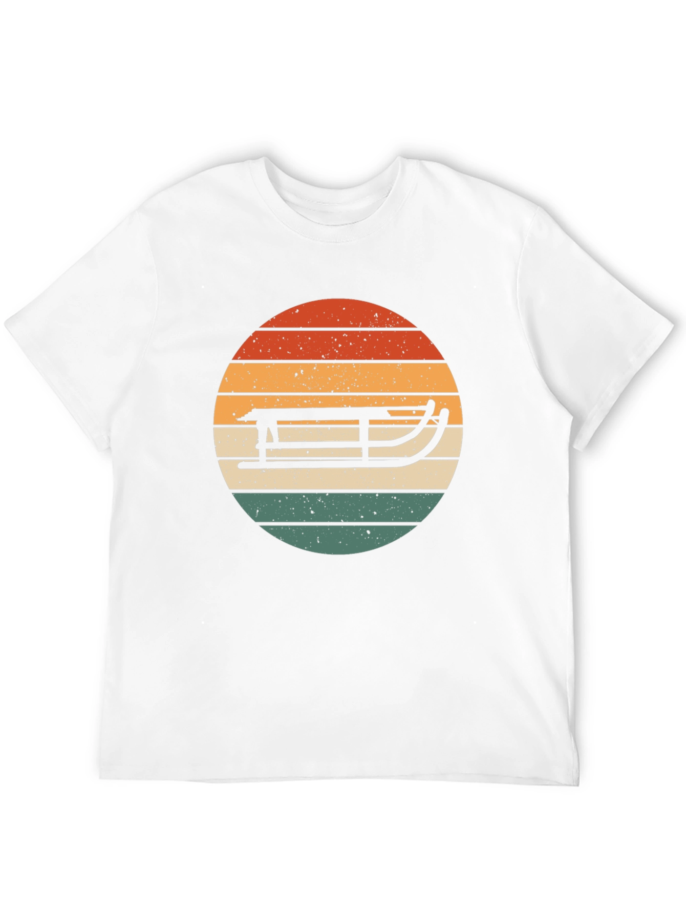 Retro Sled Sunset Graphic Tee
