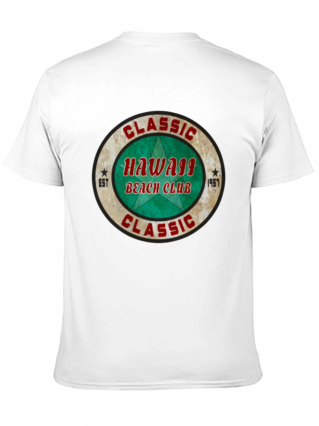 Classic Hawaii Beach Club Graphic T-Shirt