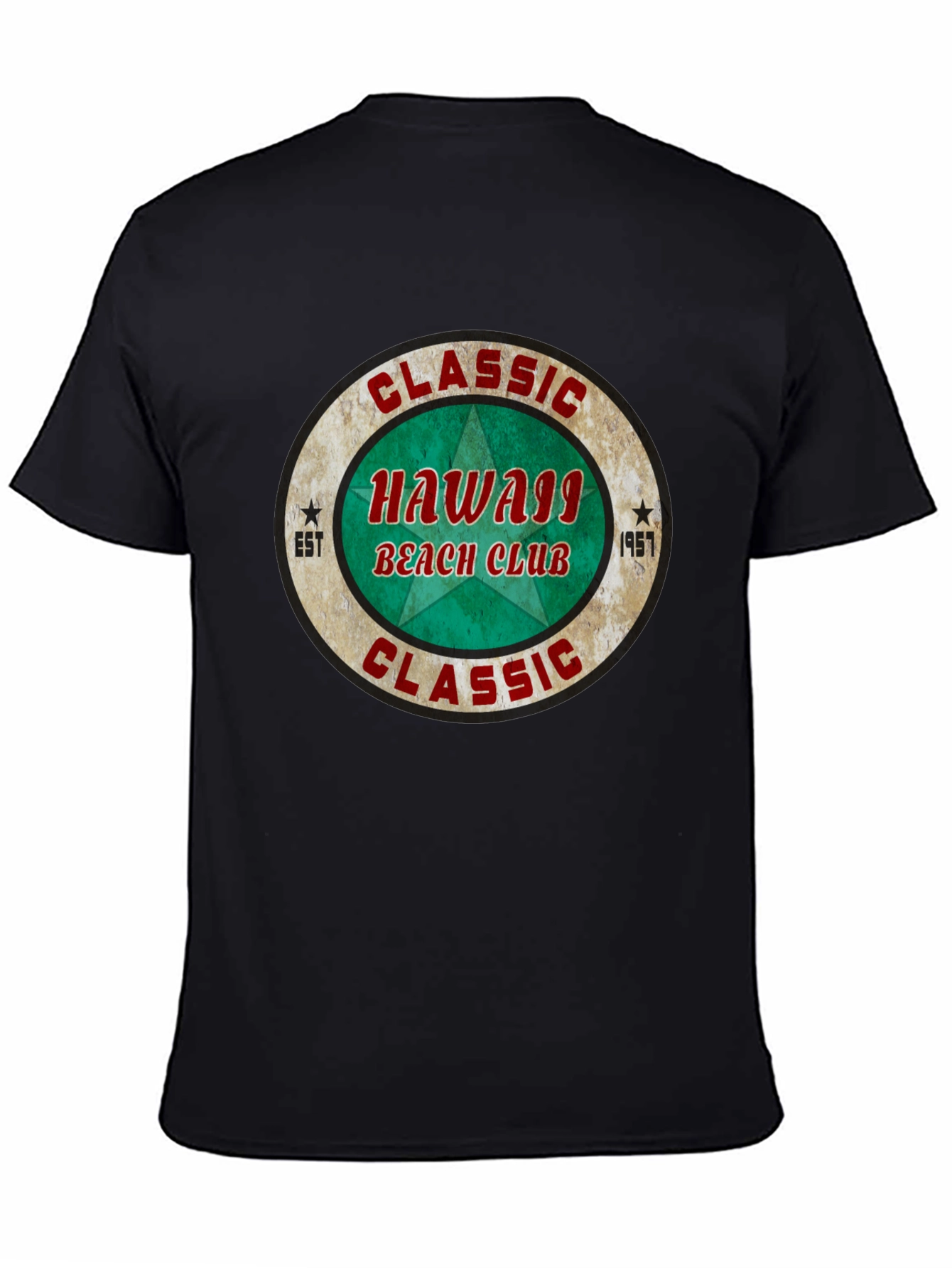 Classic Hawaii Beach Club Graphic T-Shirt