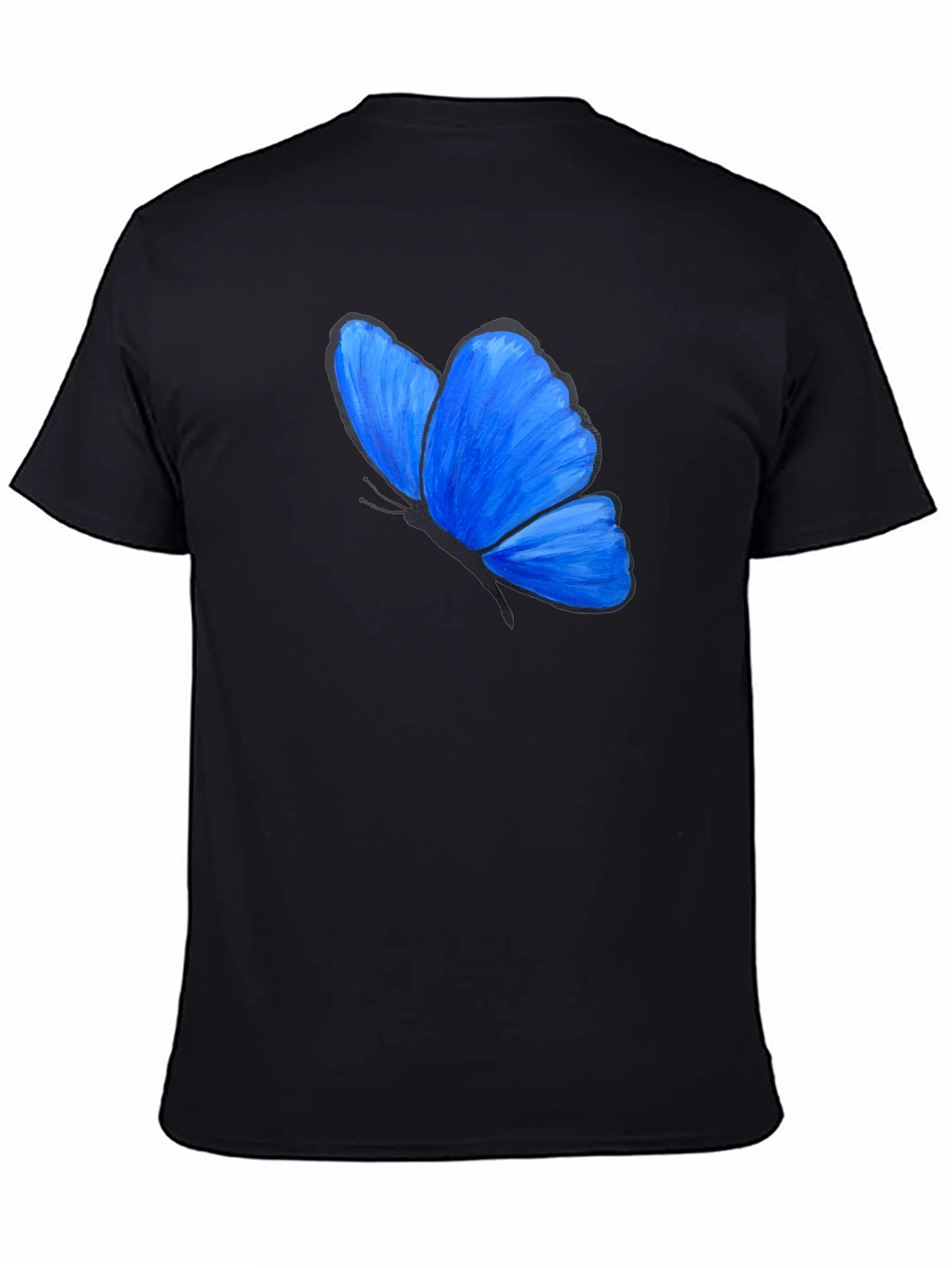 Blue Butterfly Graphic T-Shirt - Unisex