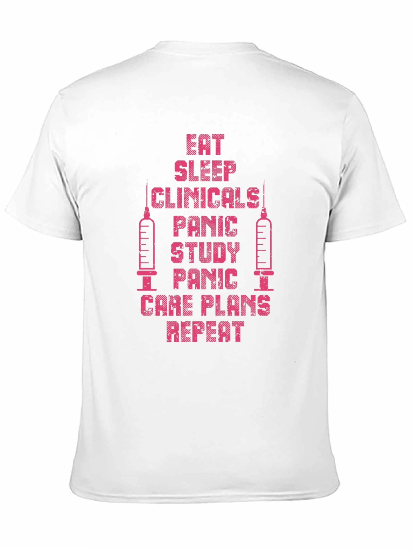 Eat Sleep Clinicals Repeat Black T-Shirt