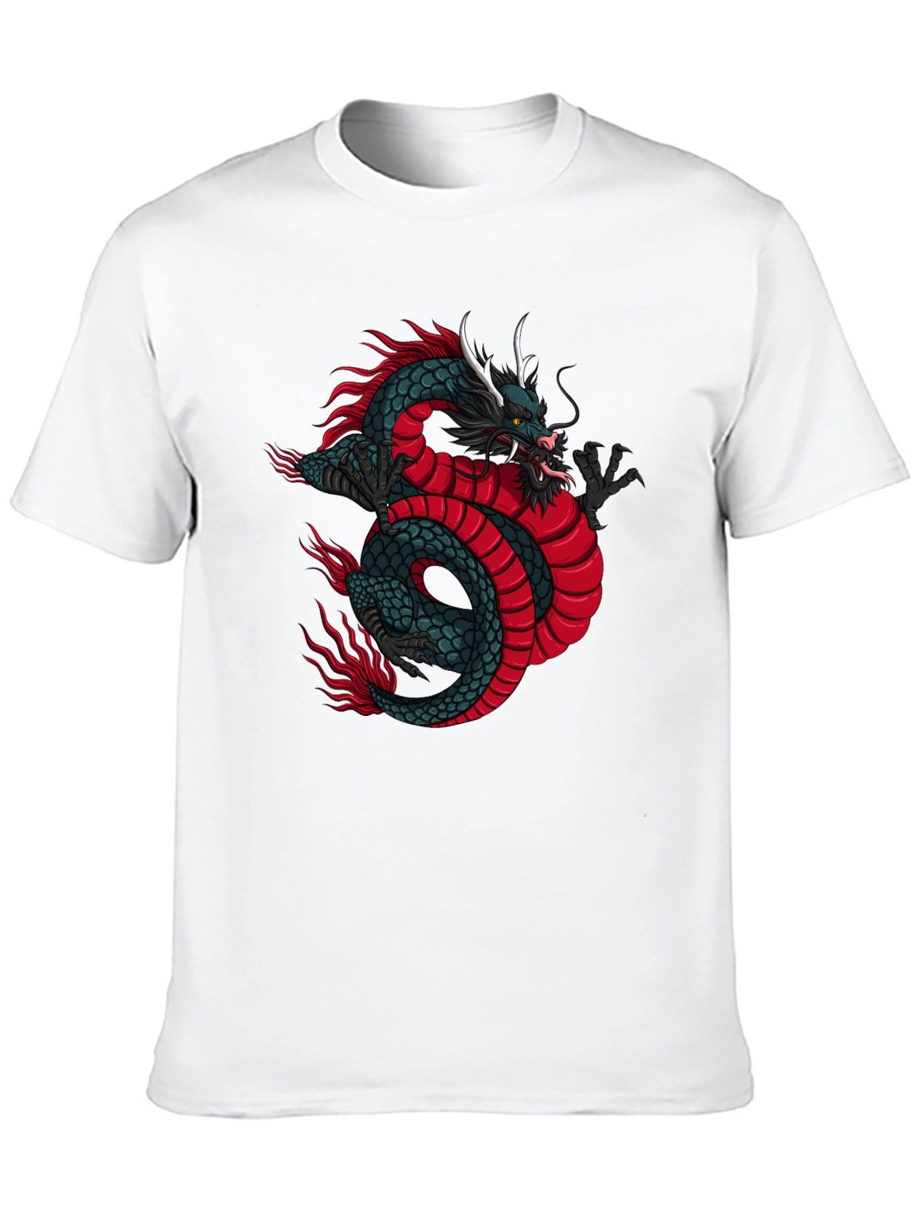 Dragon Graphic Tee - Mens Black T-Shirt