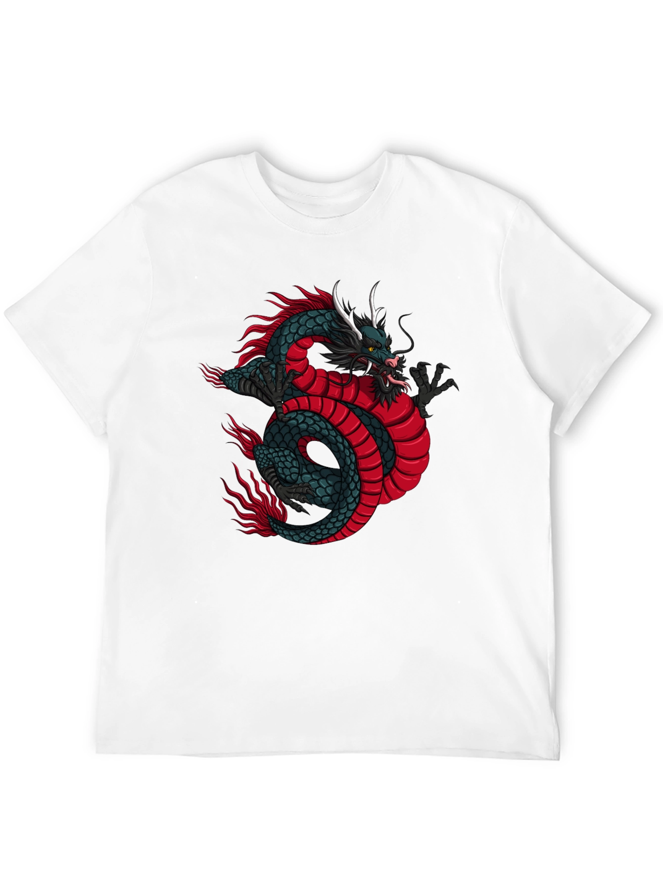 Dragon Graphic Tee - Mens Black T-Shirt
