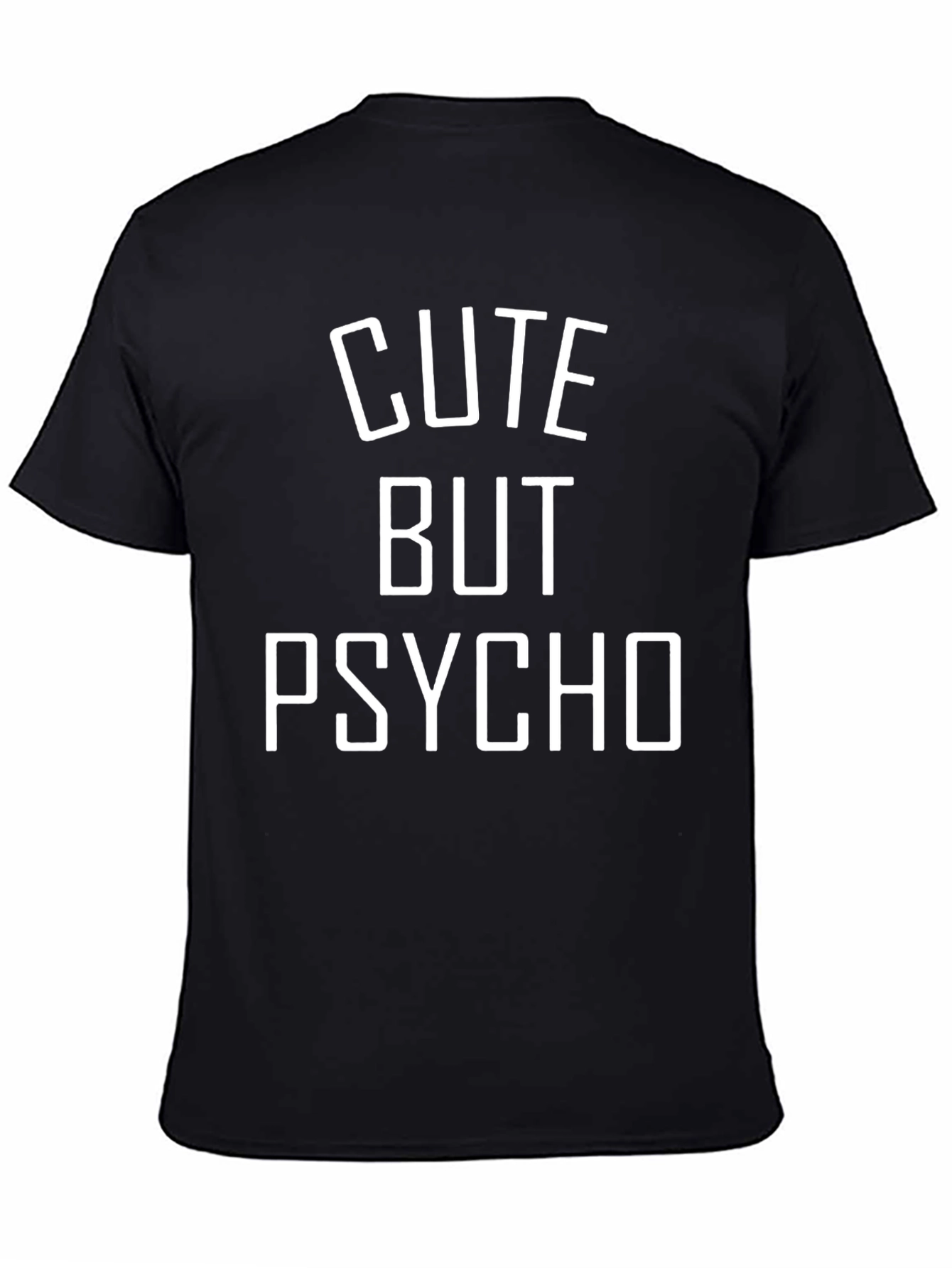 Cute But Psycho Graphic Tee - Mens Black T-Shirt