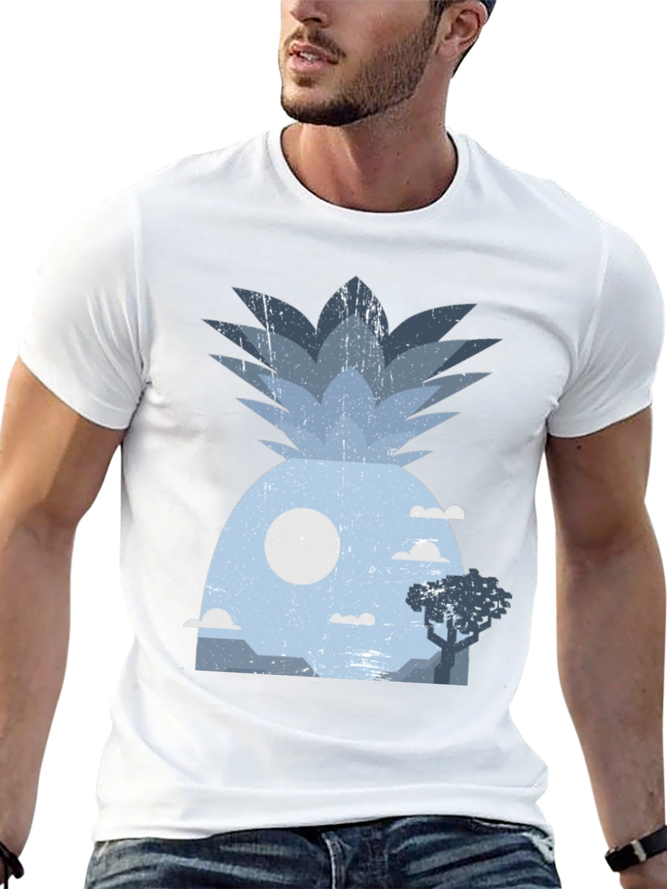 Pineapple Landscape Graphic Tee