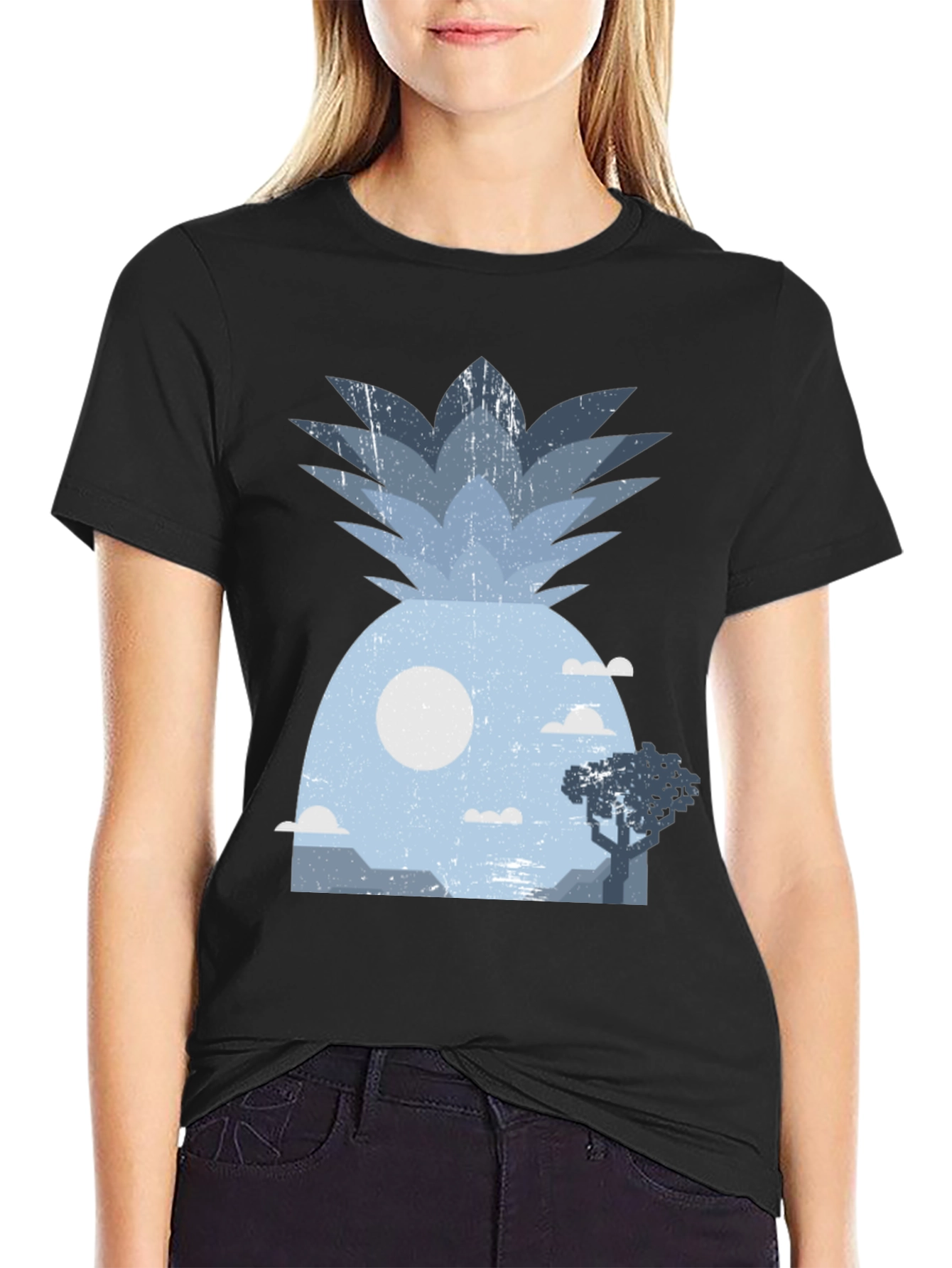 Pineapple Landscape Graphic Tee