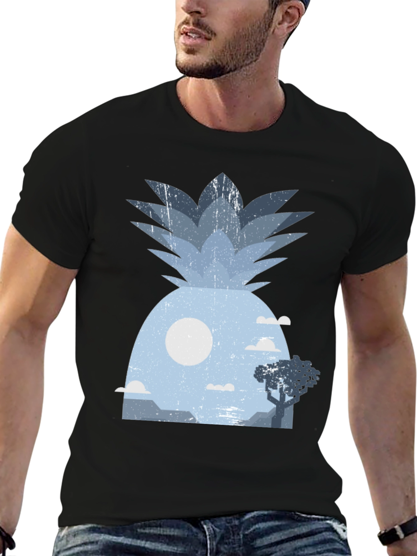 Pineapple Landscape Graphic Tee