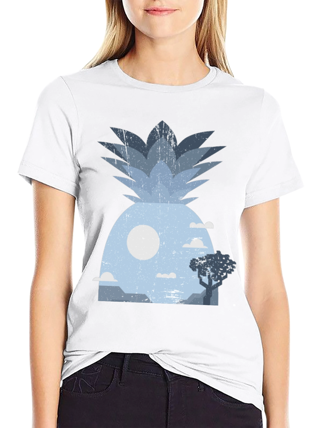Pineapple Landscape Graphic Tee