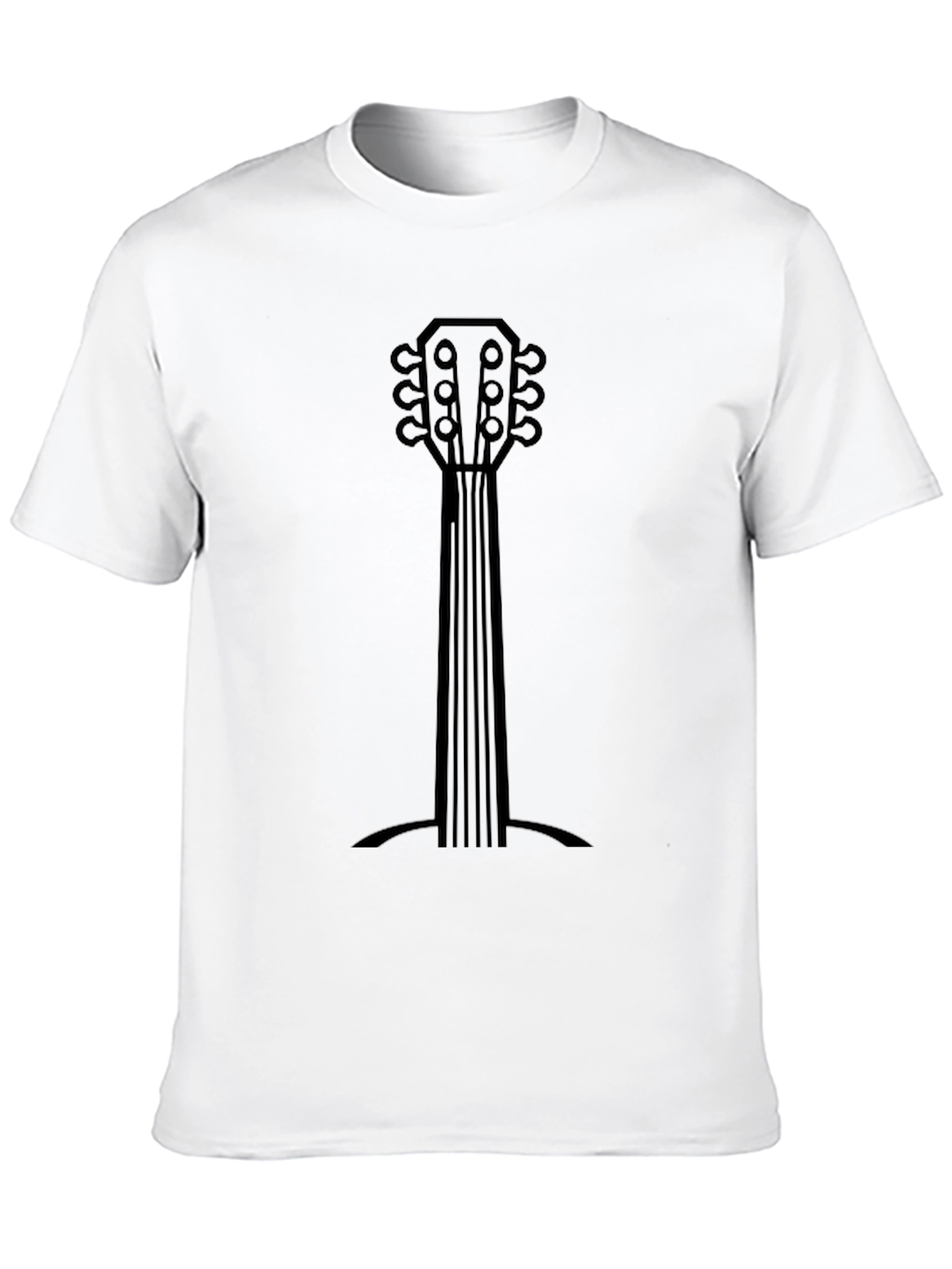 Guitar Neck Graphic Tee - Musician T-Shirt