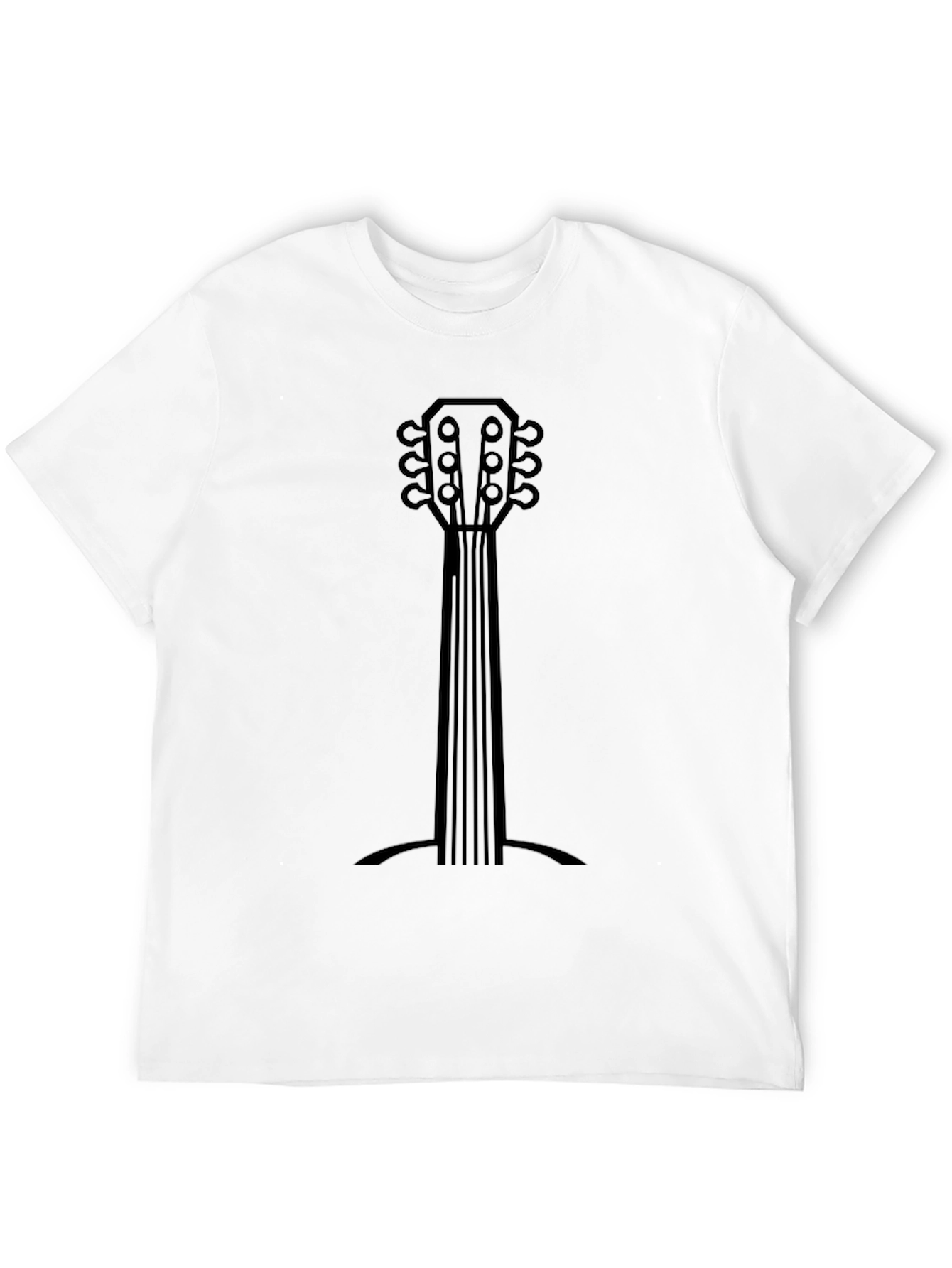 Guitar Neck Graphic Tee - Musician T-Shirt