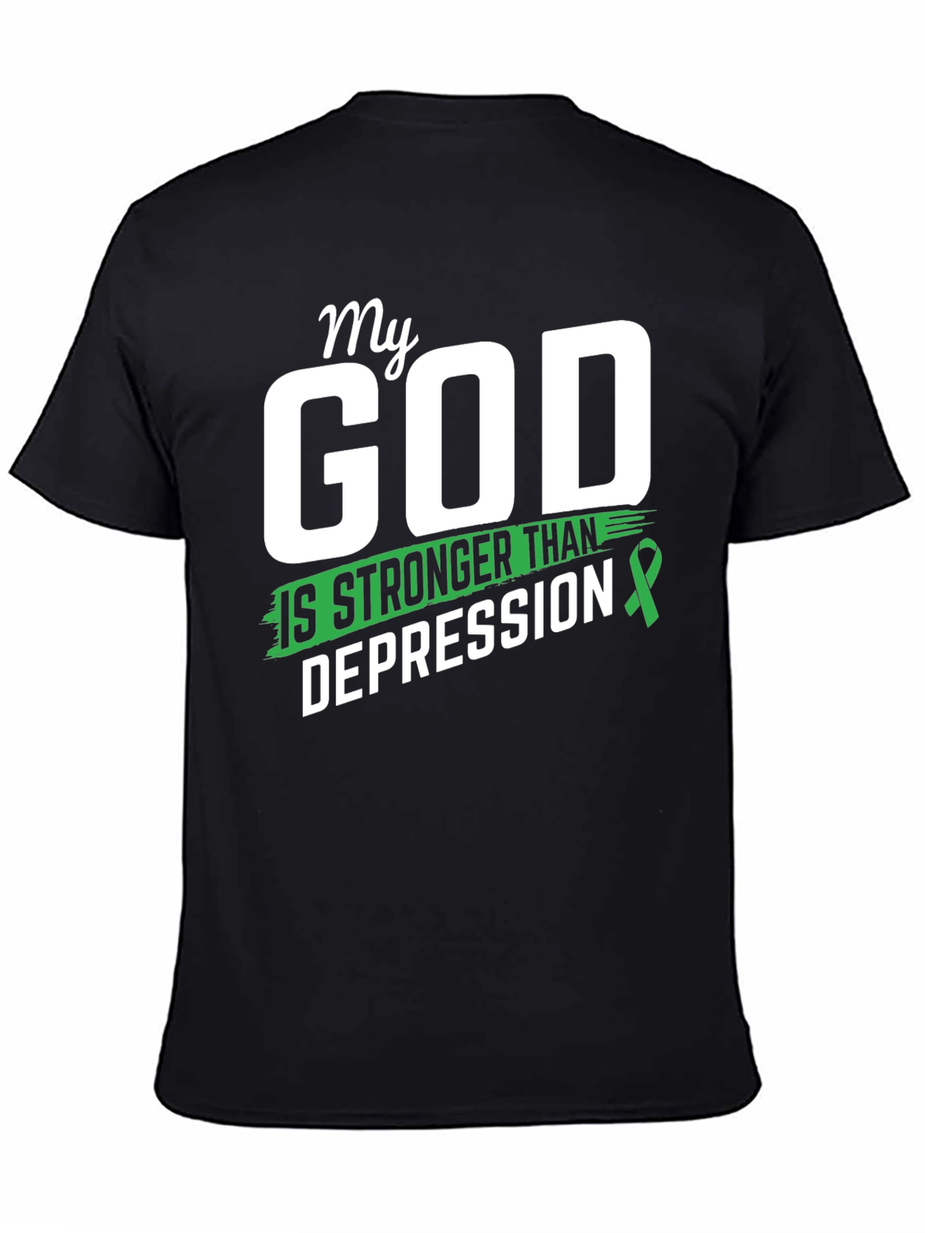 My God Is Stronger Than Depression T-Shirt