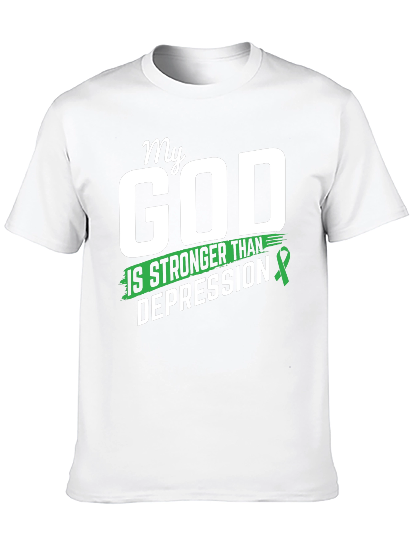 My God Is Stronger Than Depression T-Shirt